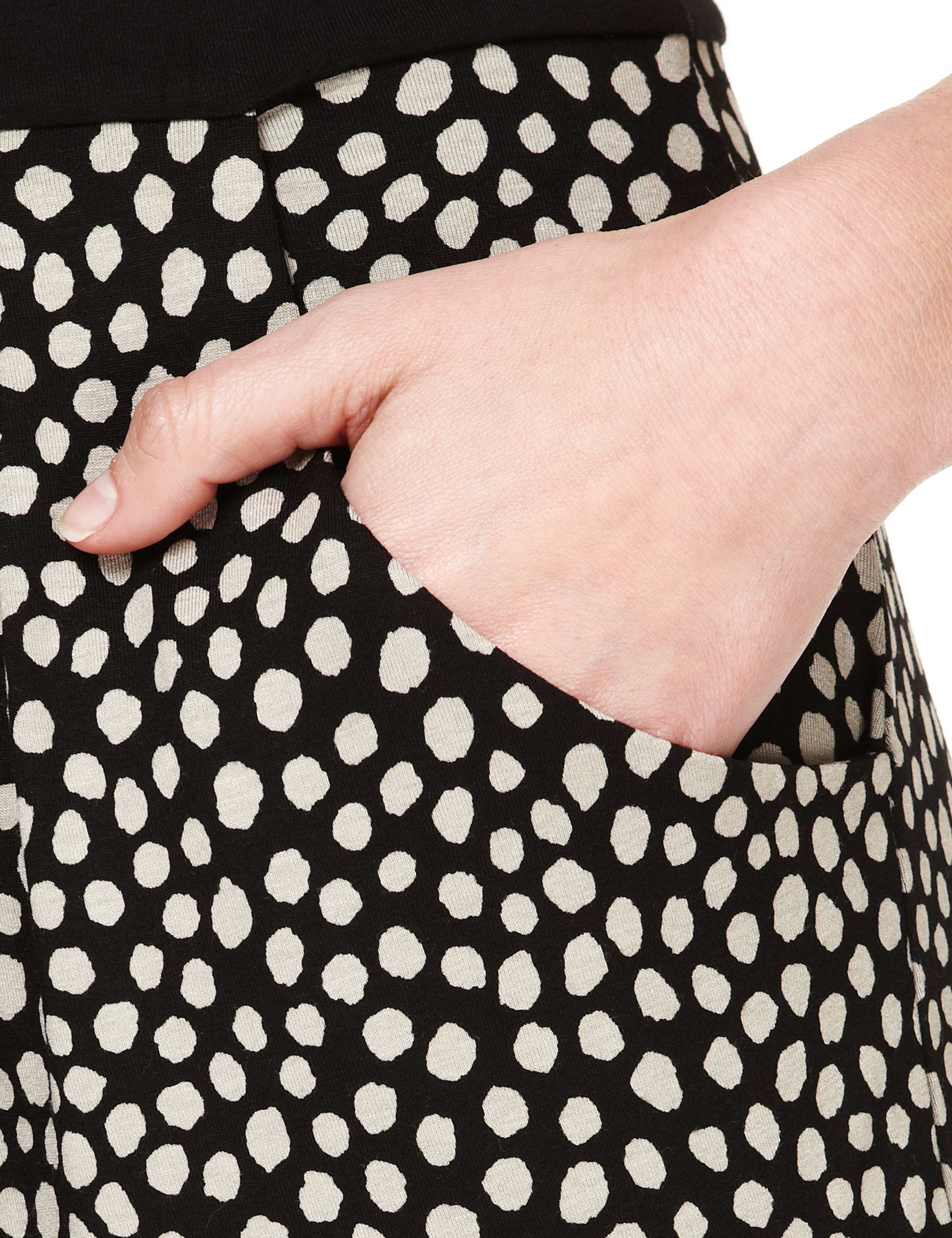 Spotted Zip Front Dress 6 of 6