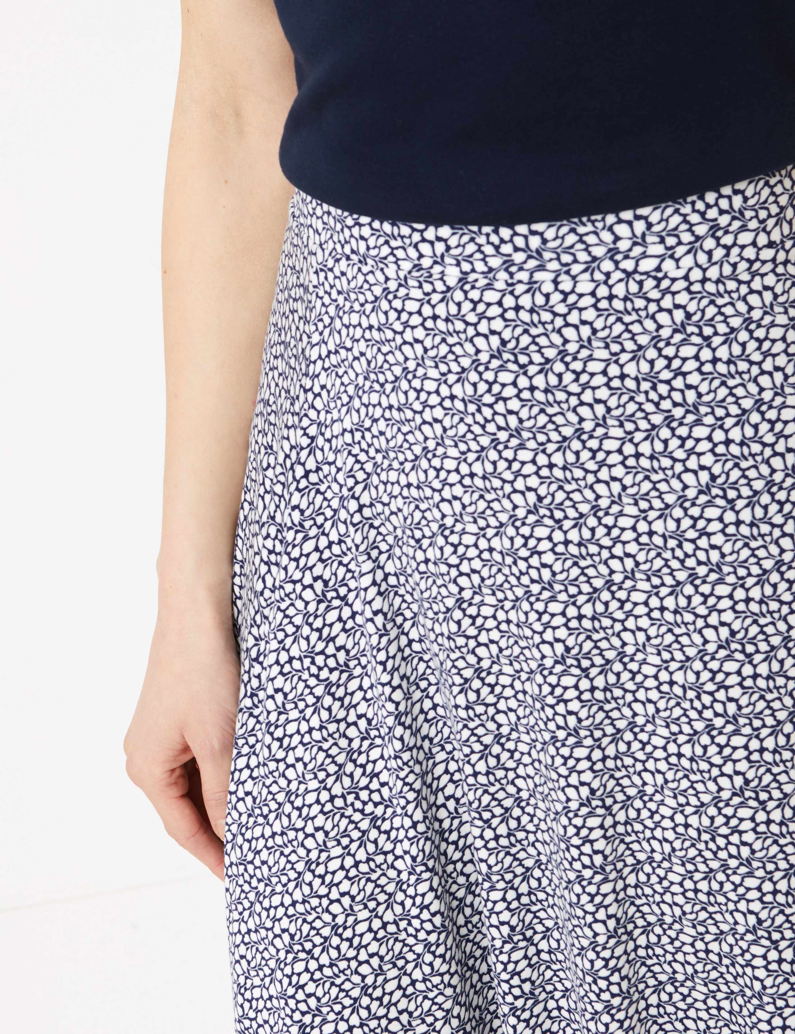 Jersey Ditsy Floral Skirt 3 of 3