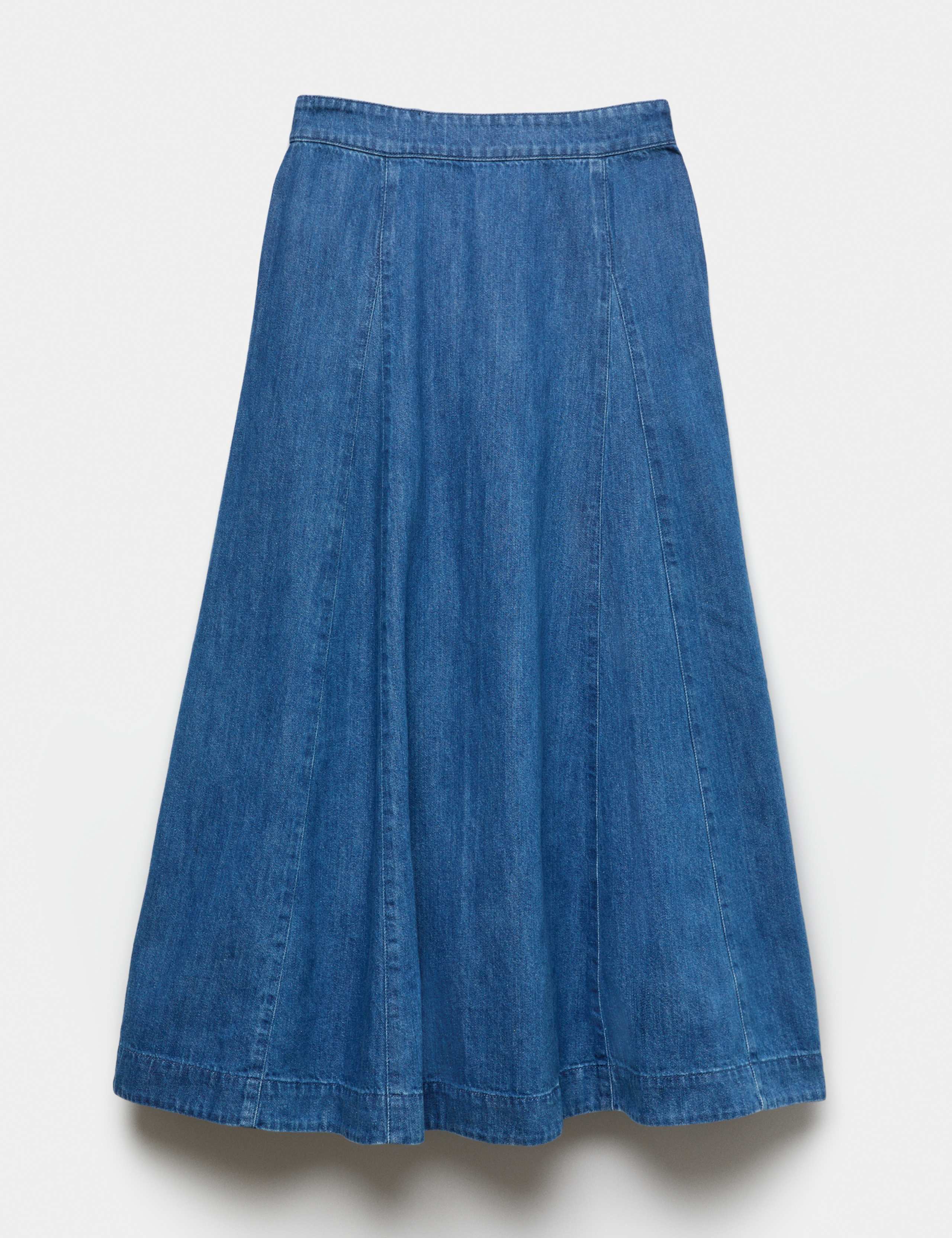 Denim Midi Skirt 2 of 6