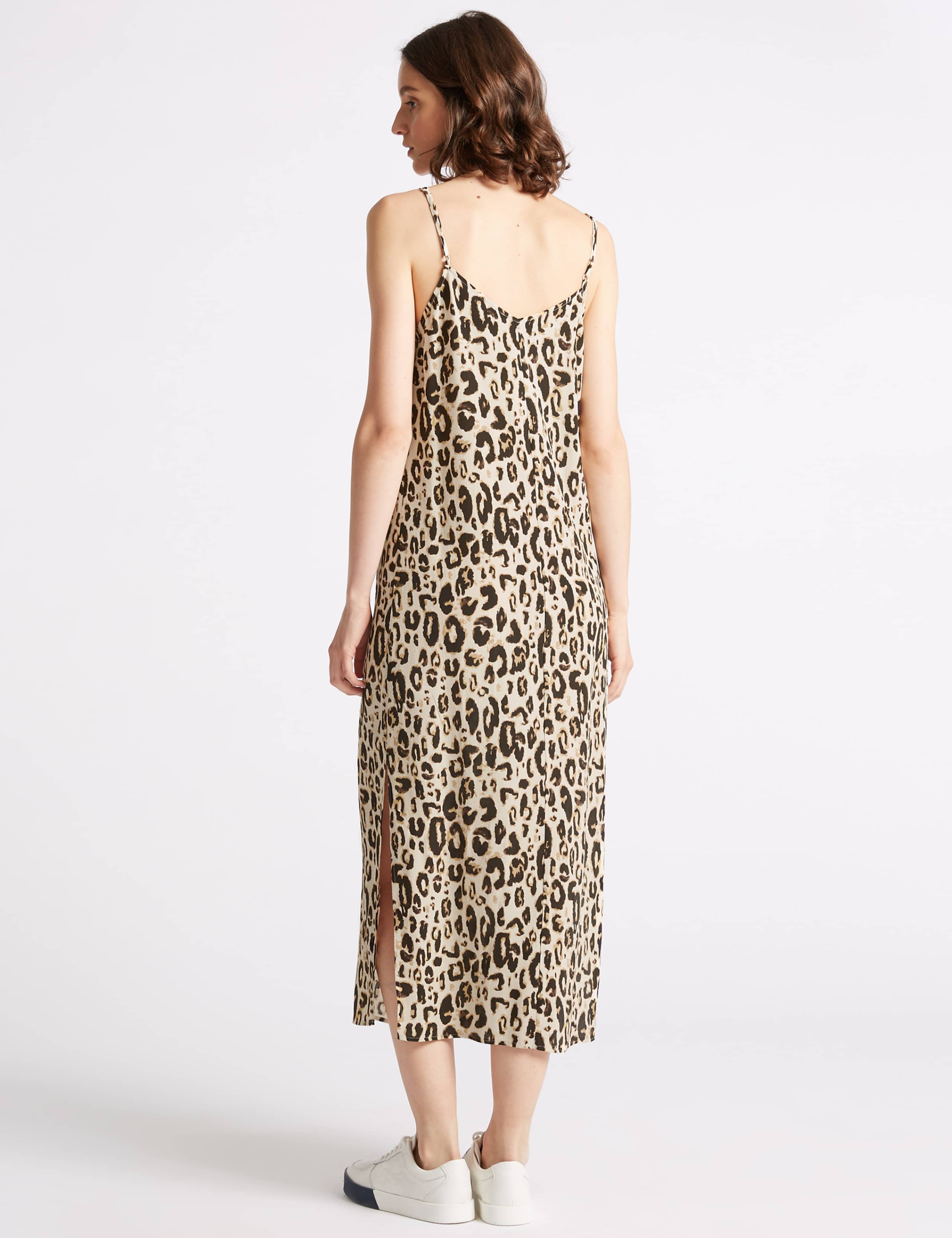 Animal Print Slip Midi Dress 4 of 4