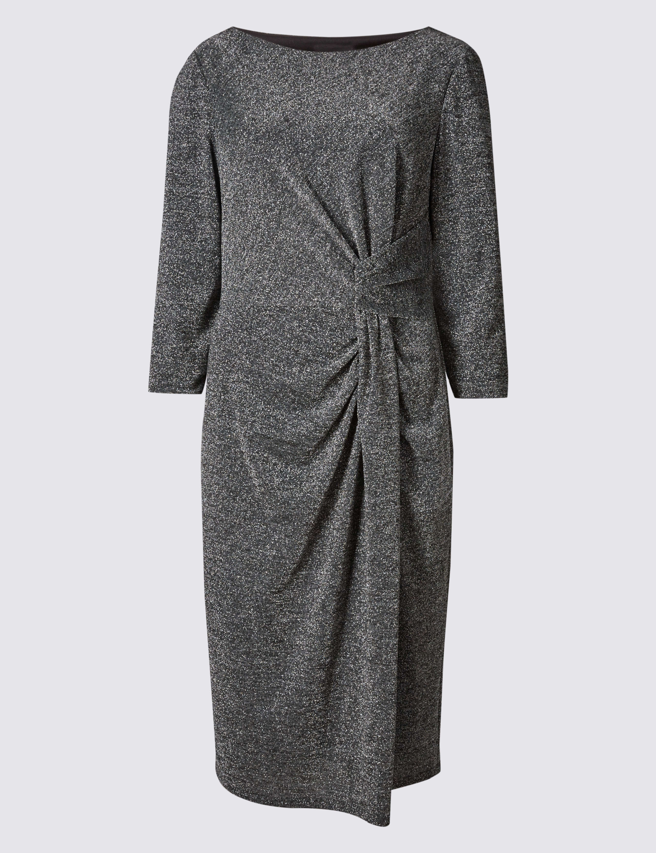 Sparkle 3/4 Sleeve Bodycon Dress 2 of 4