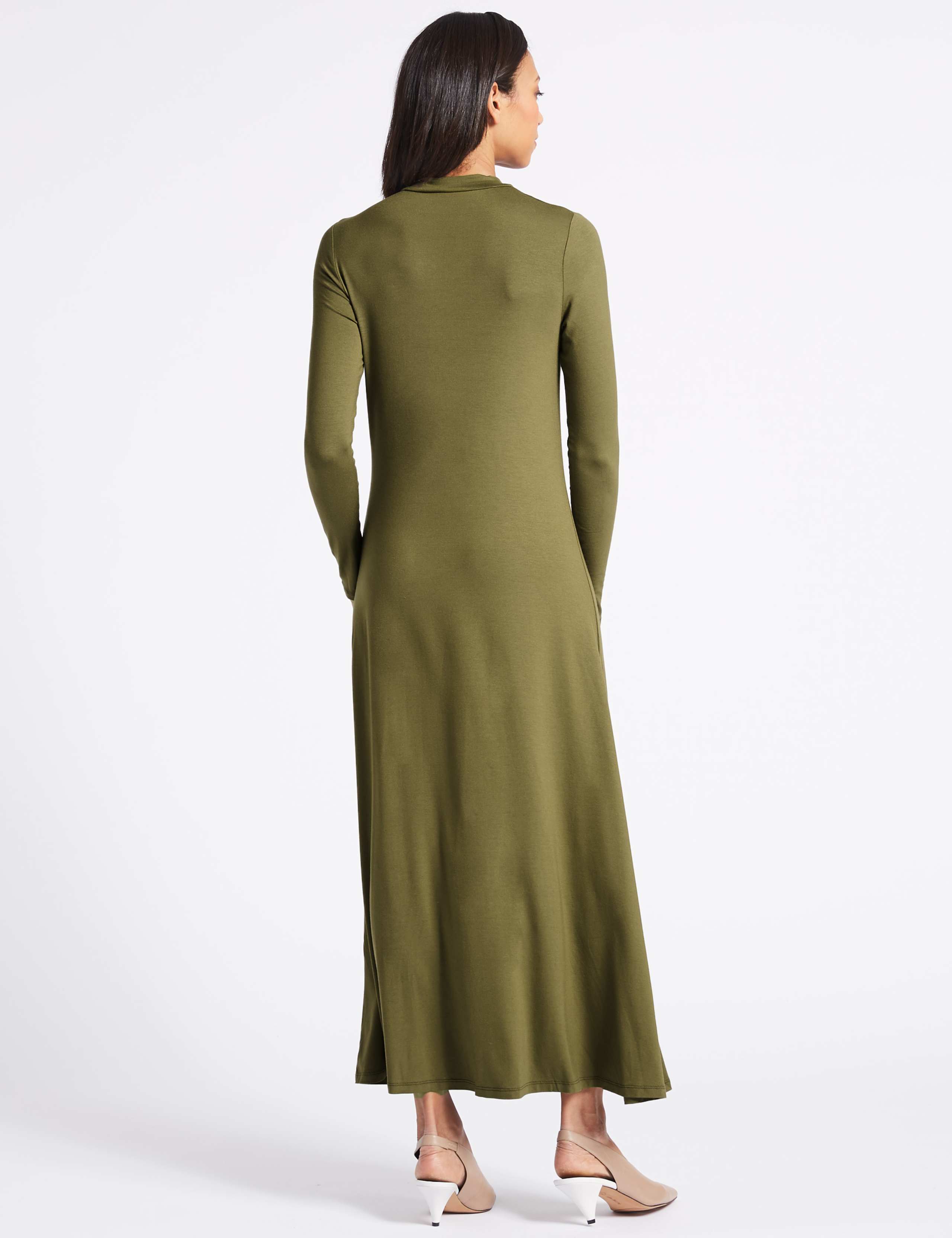 Jersey Turtle Neck Maxi Dress 4 of 4