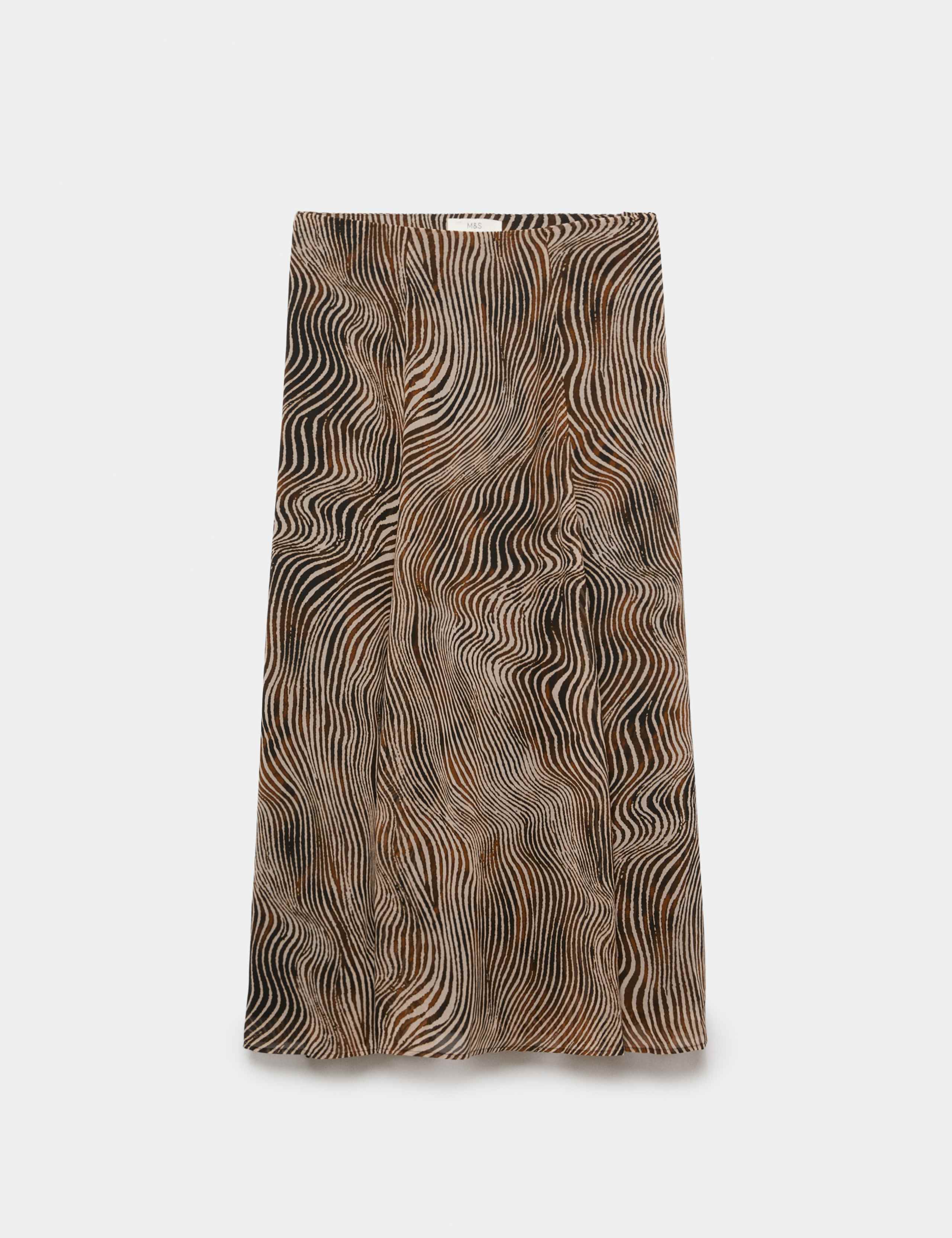Animal Print Midi Circle Skirt 2 of 6