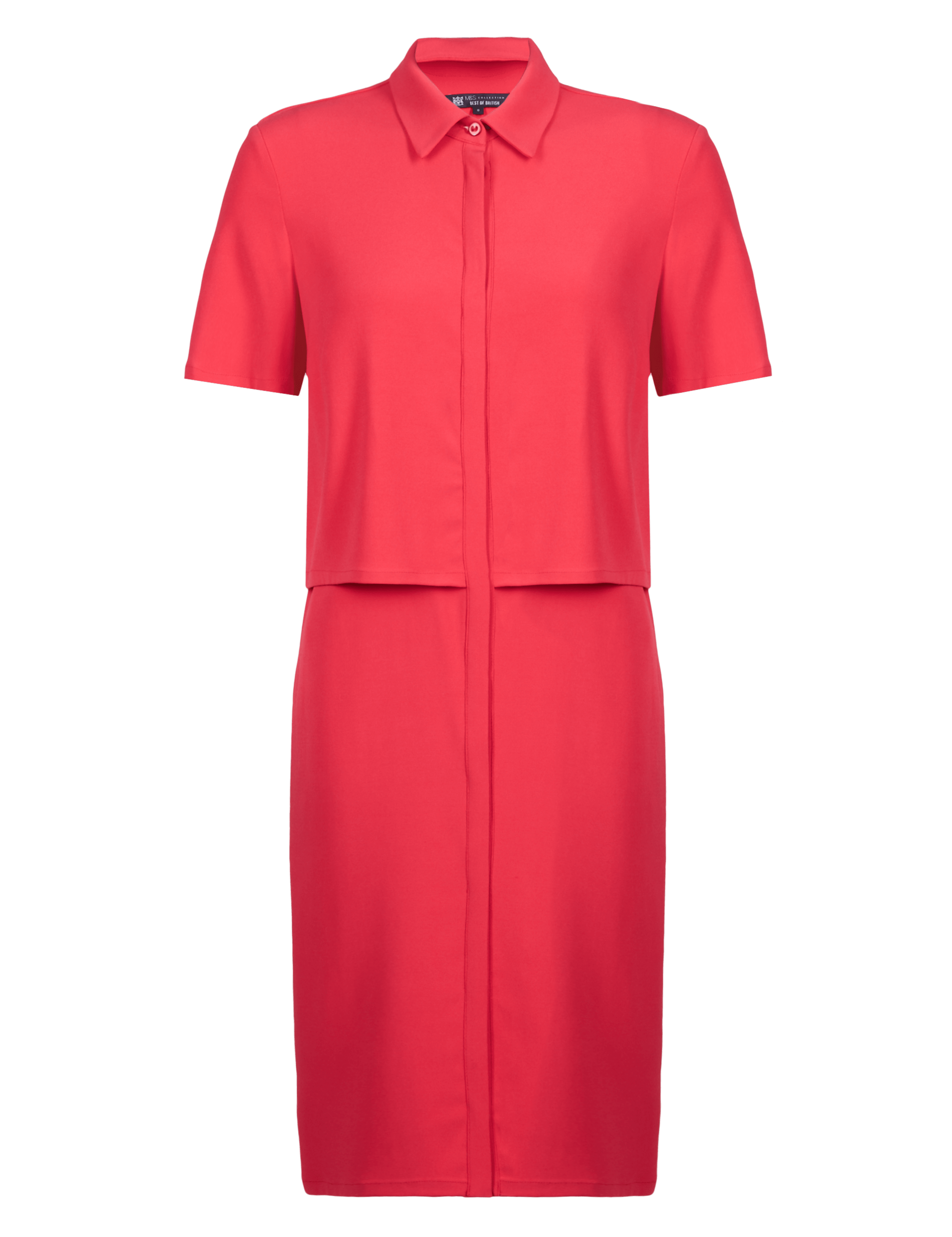 Best of British Double Layer Shirt Dress 2 of 5