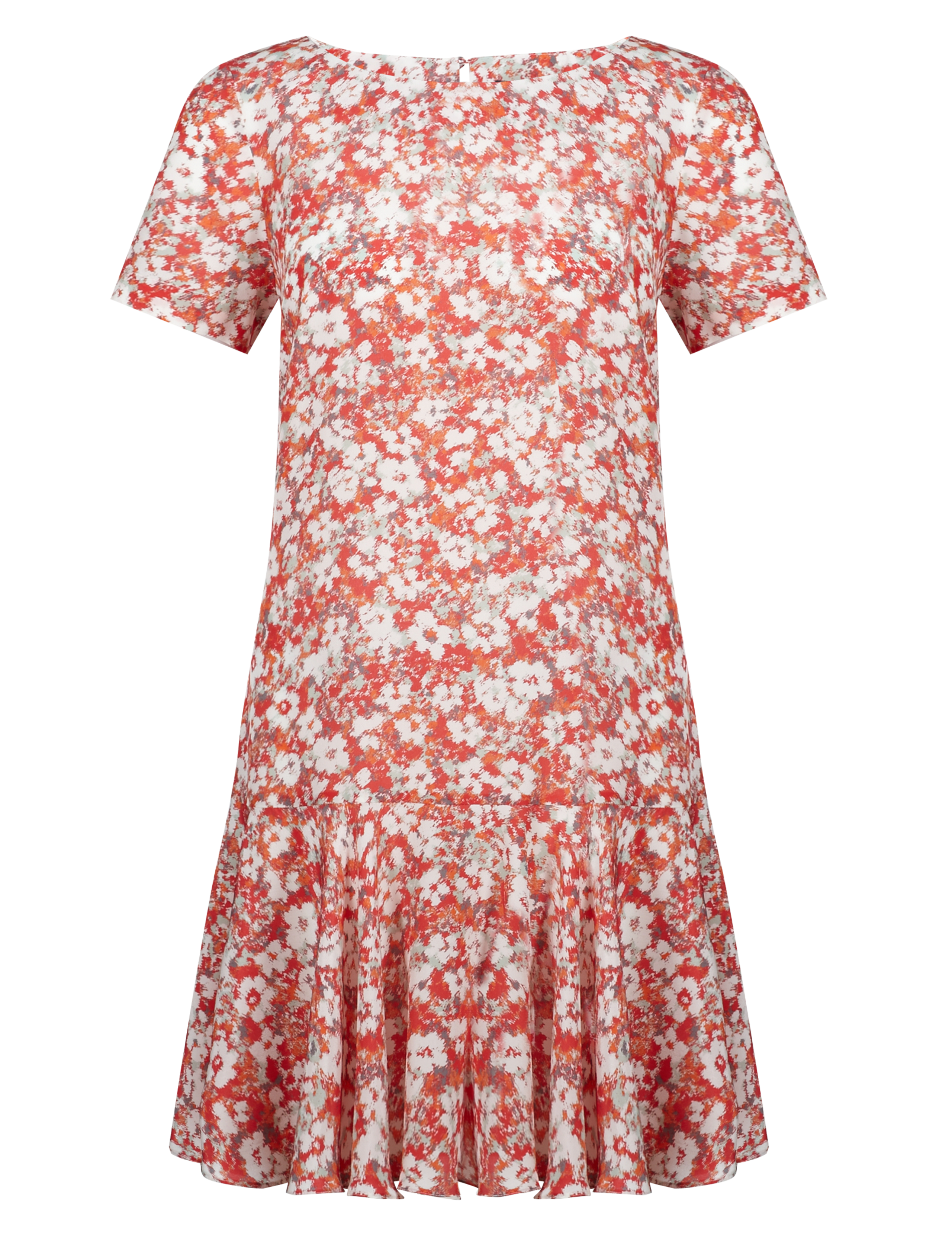Best of British Pure Silk Floral Dress 2 of 5