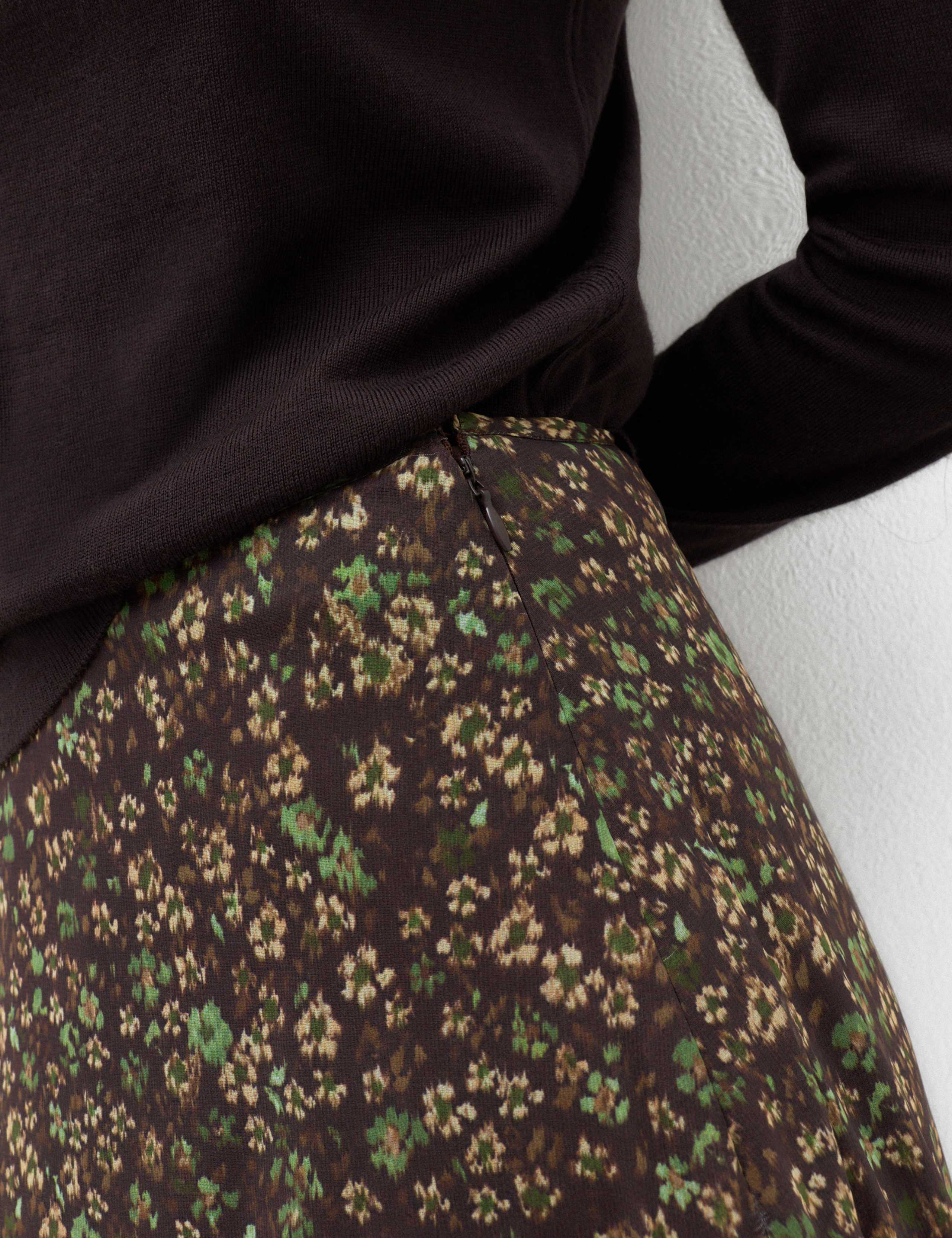 Floral Midi Tiered Skirt 5 of 6