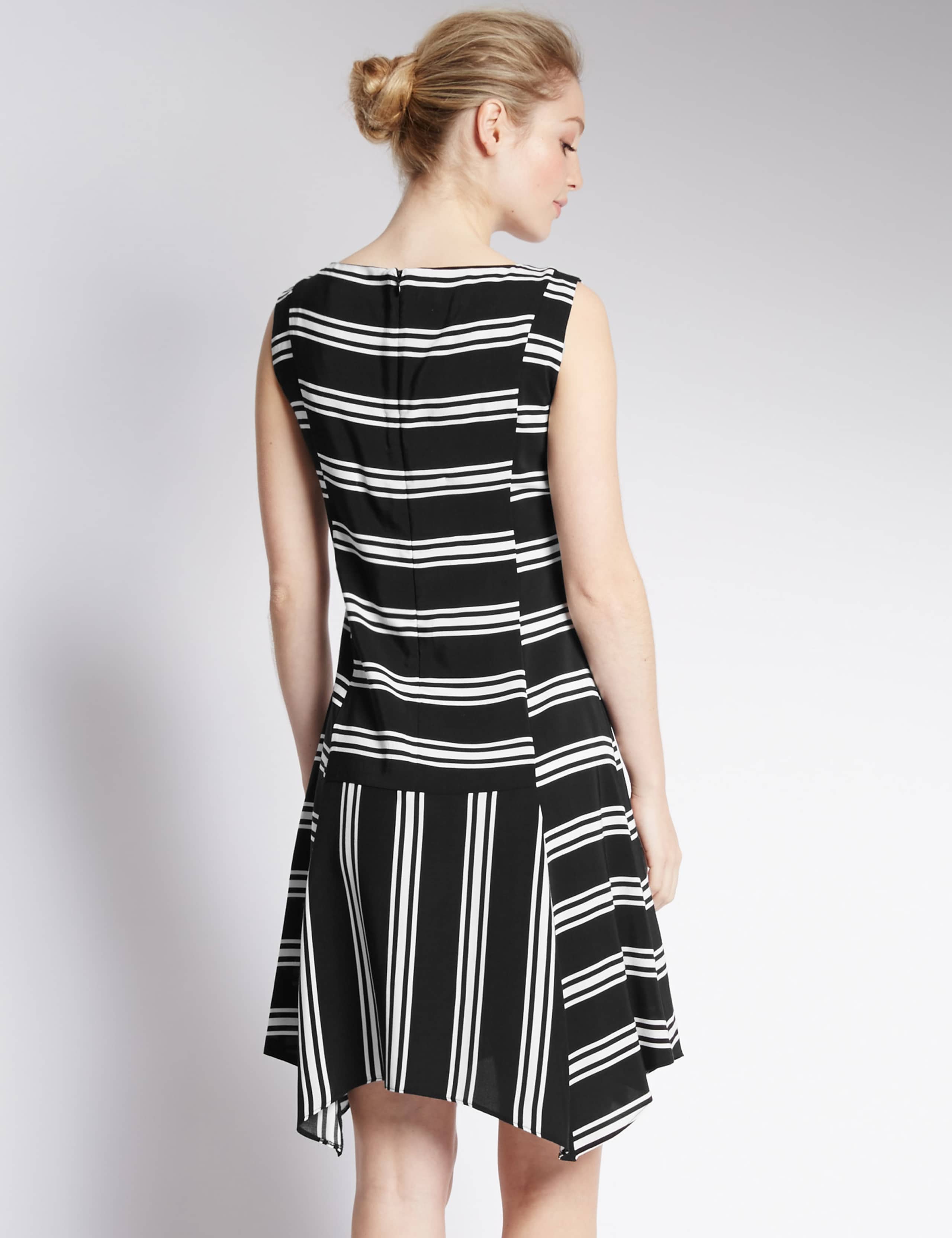 PETITE Striped Peplum Dress 3 of 3