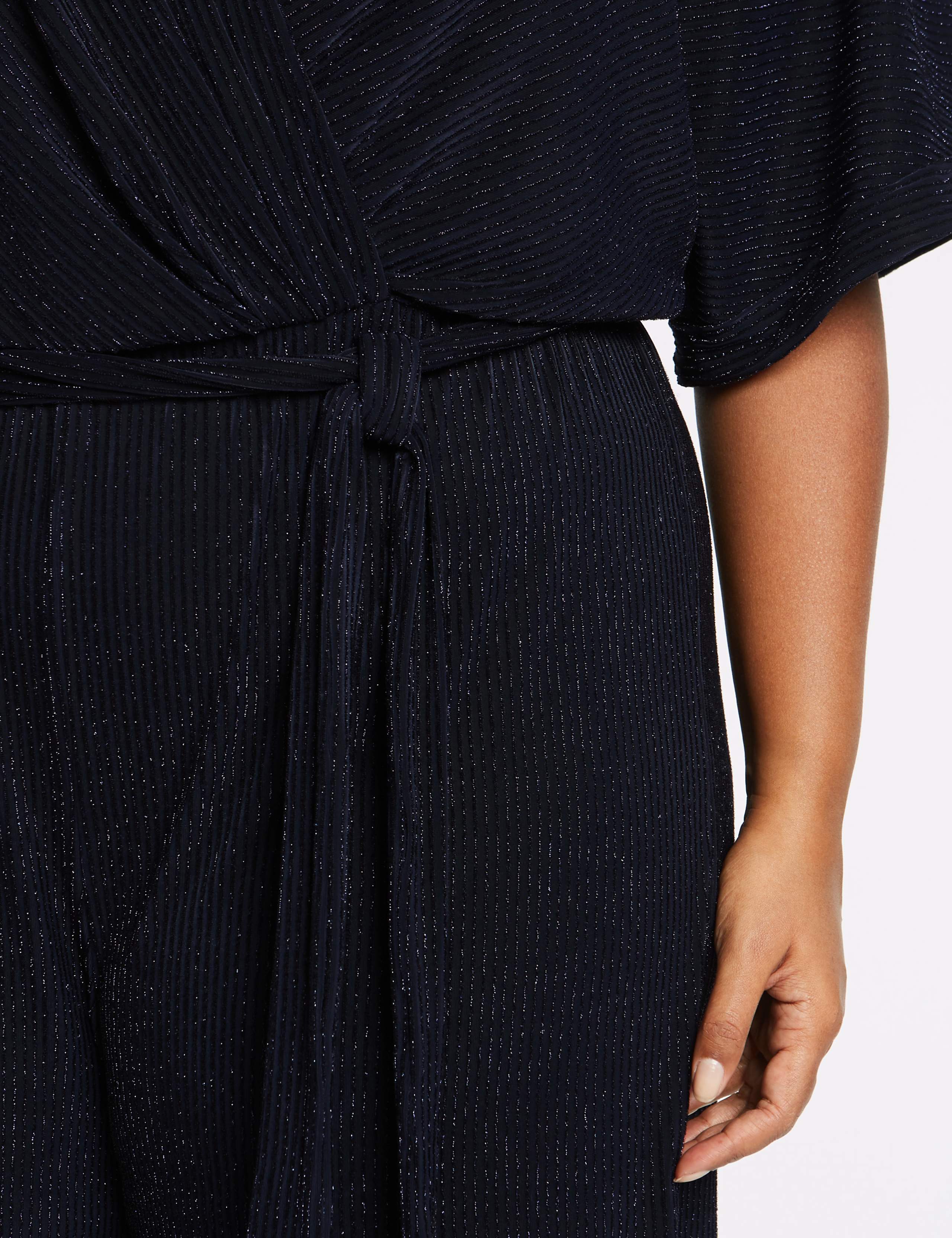 CURVE Sparkly Short Sleeve Jumpsuit 5 of 5