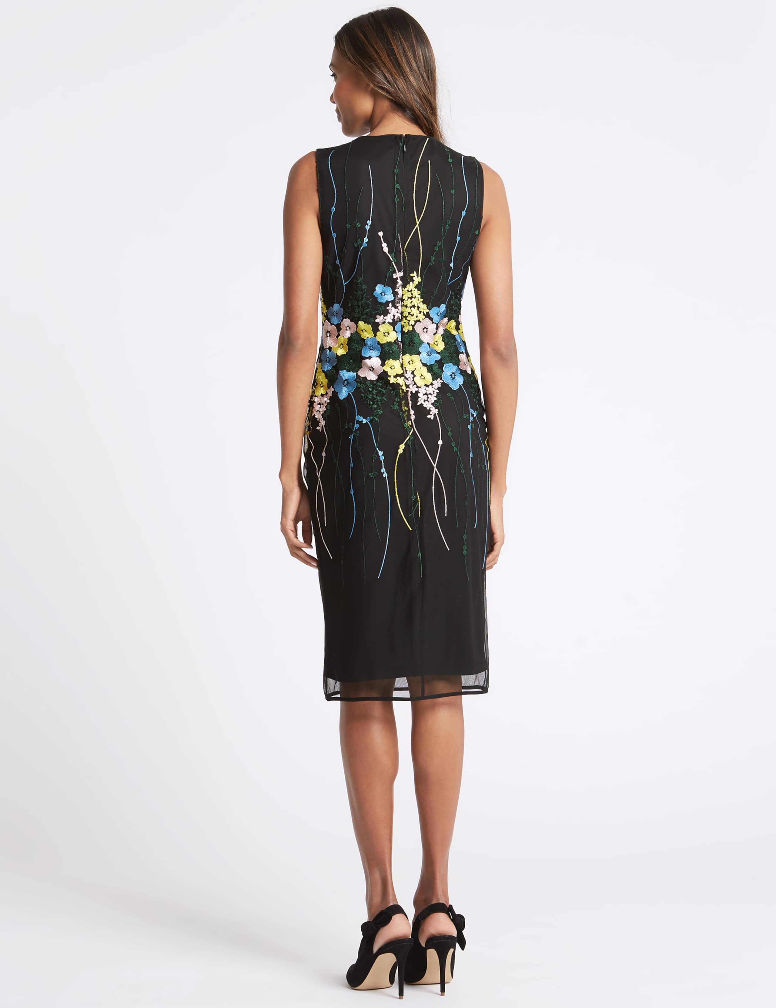 Floral Embroidered Bodycon Dress 6 of 6
