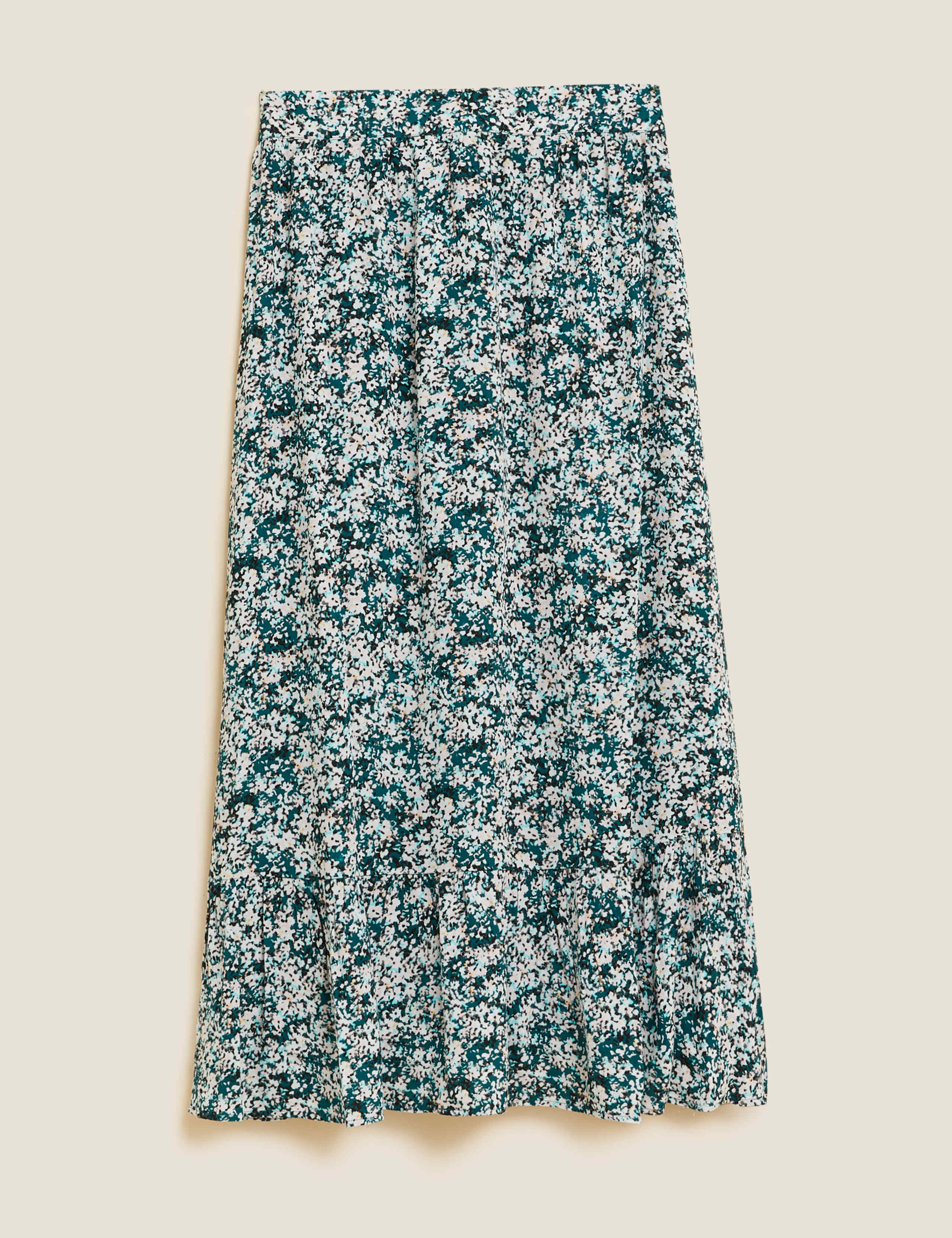 Floral Midaxi Tiered Skirt 2 of 5