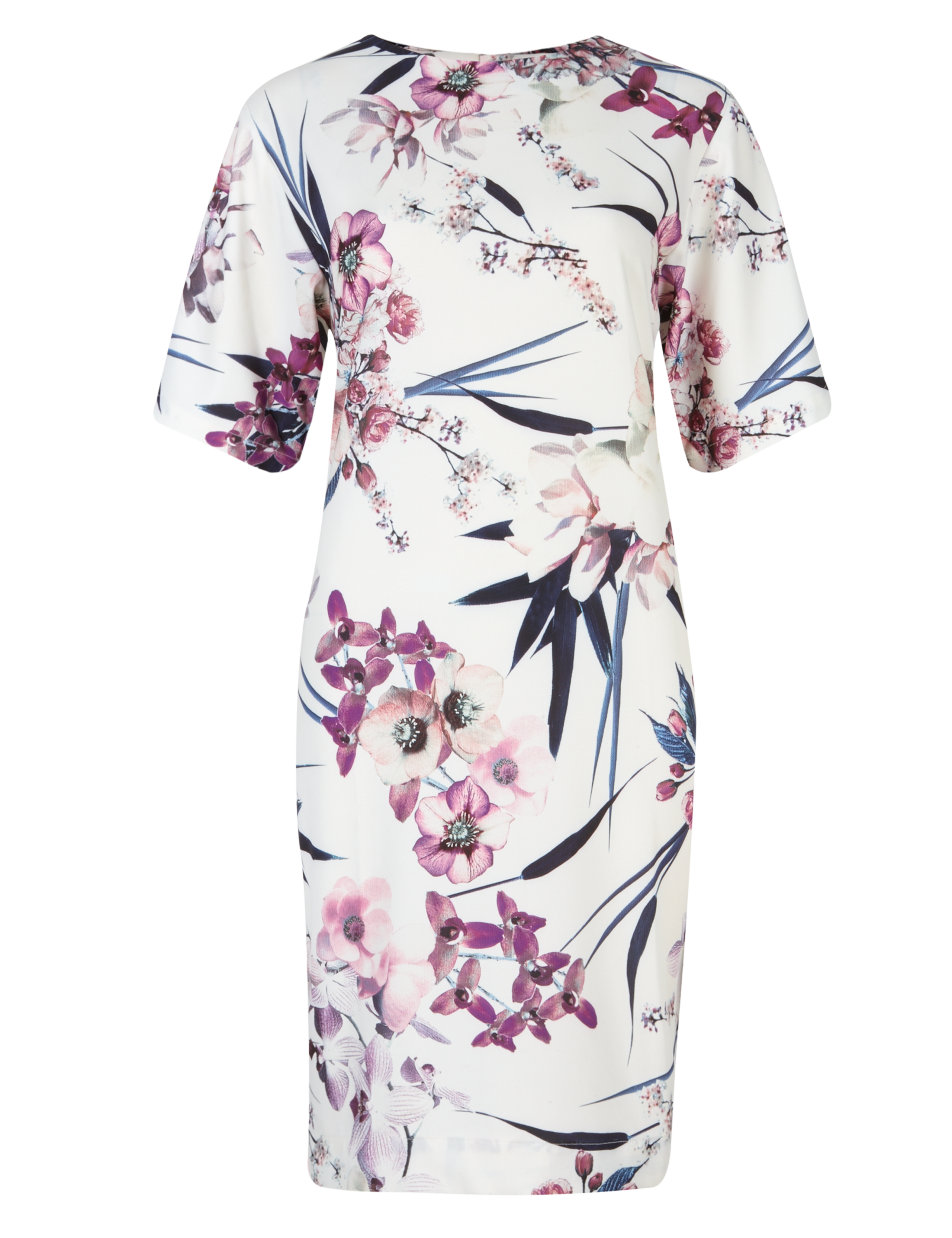 Oriental Floral Kimono Tunic Dress 2 of 3