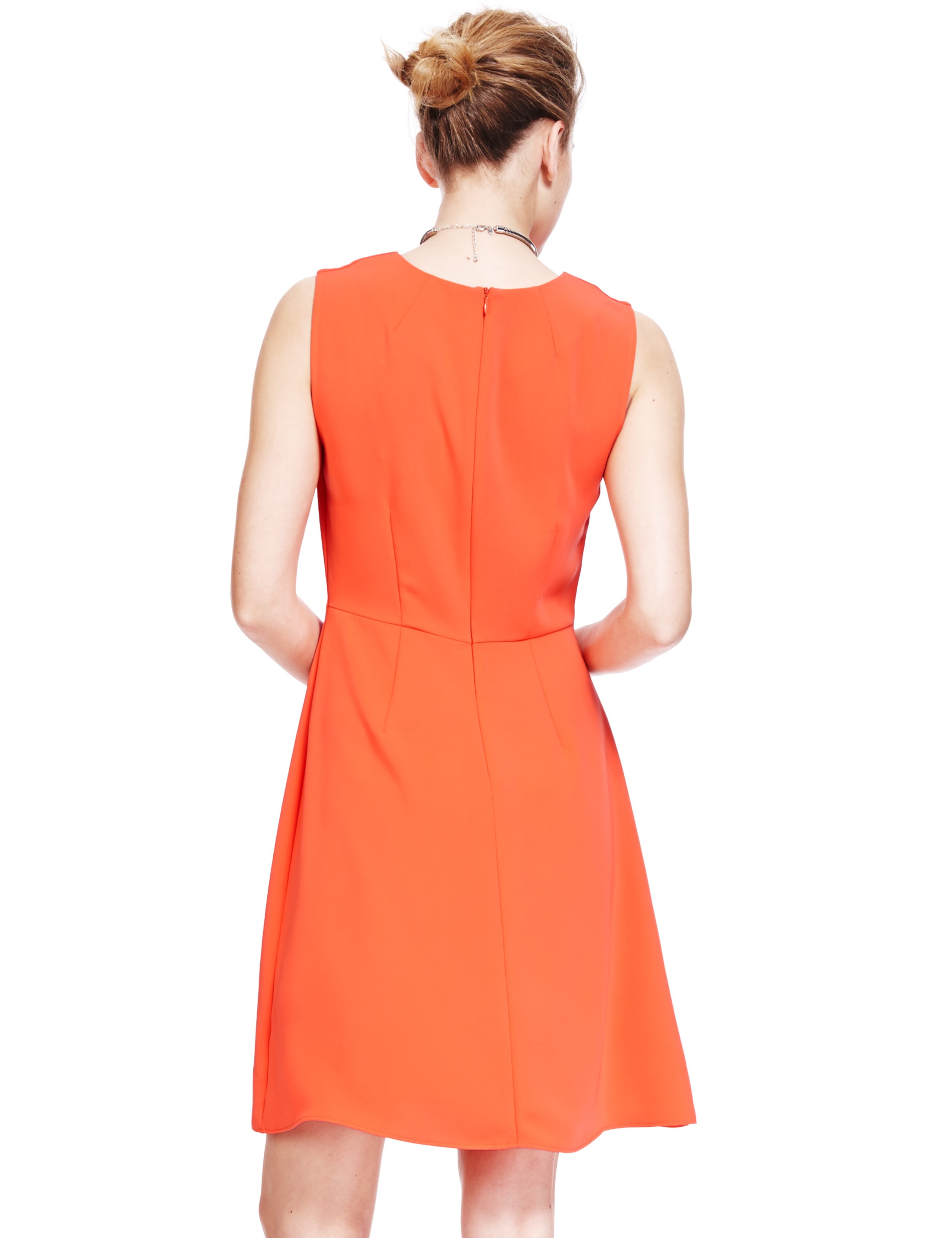 Asymmetric Seam Skater Dress 4 of 4