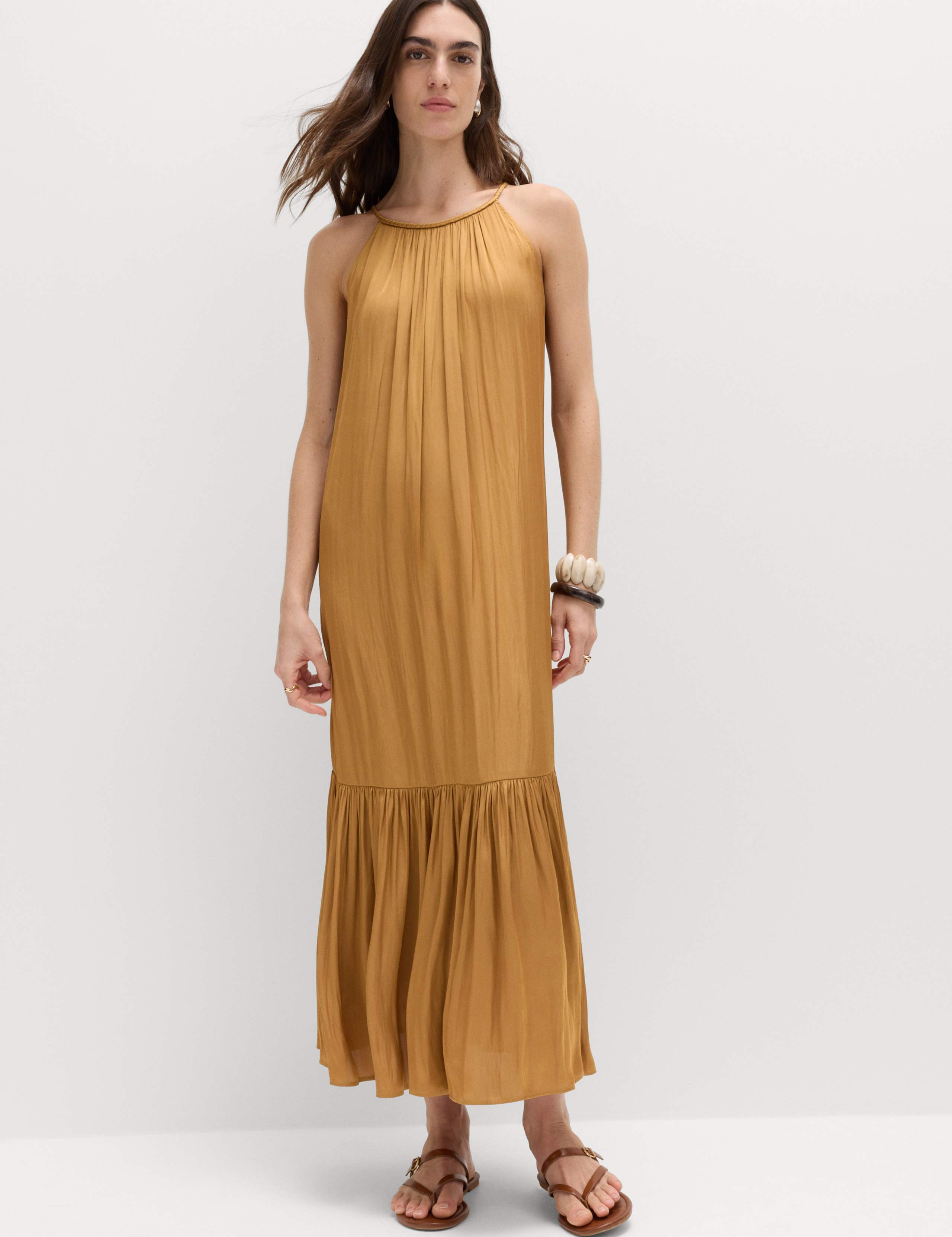Round Neck Midaxi Tiered Dress 3 of 7