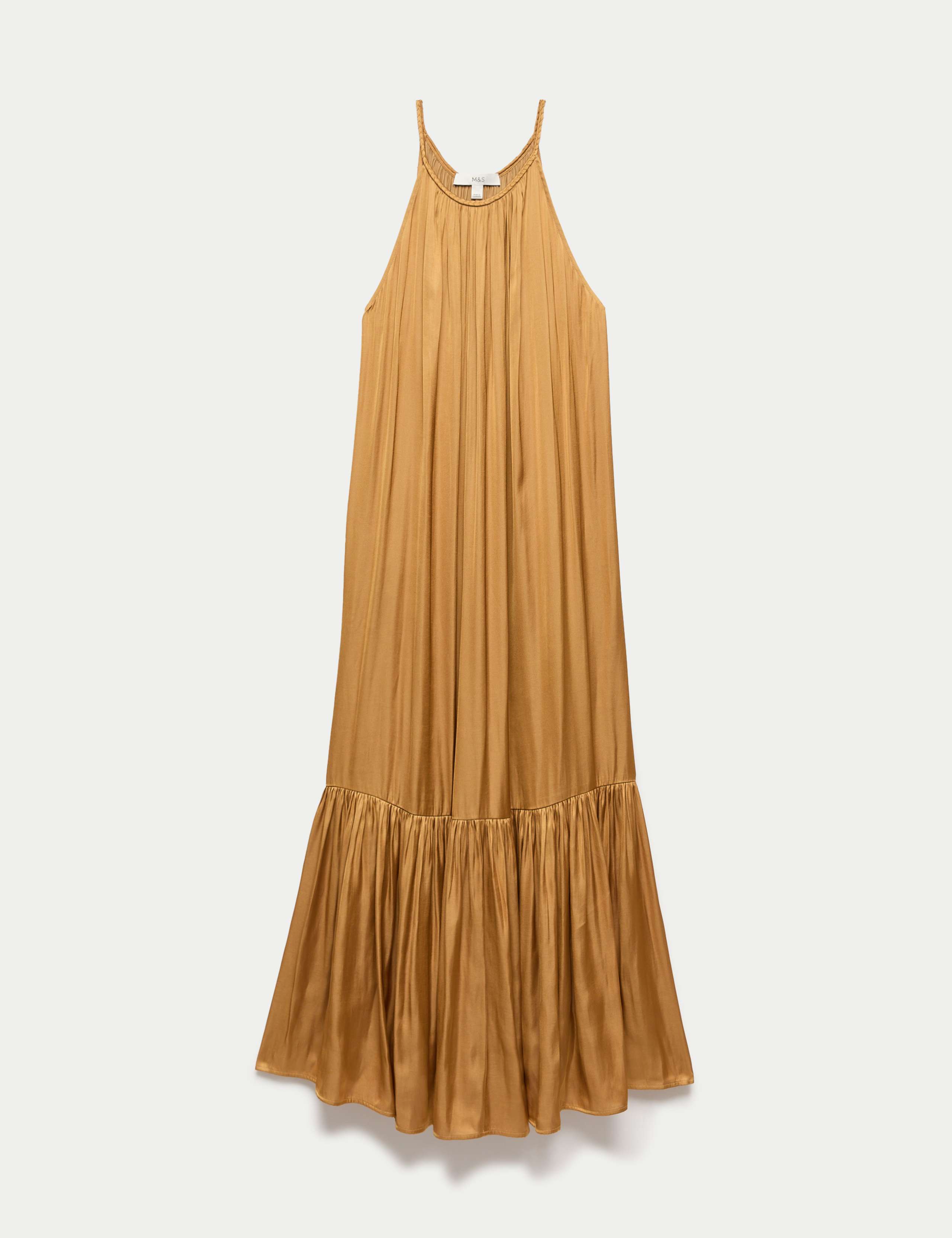 Round Neck Midaxi Tiered Dress 2 of 7