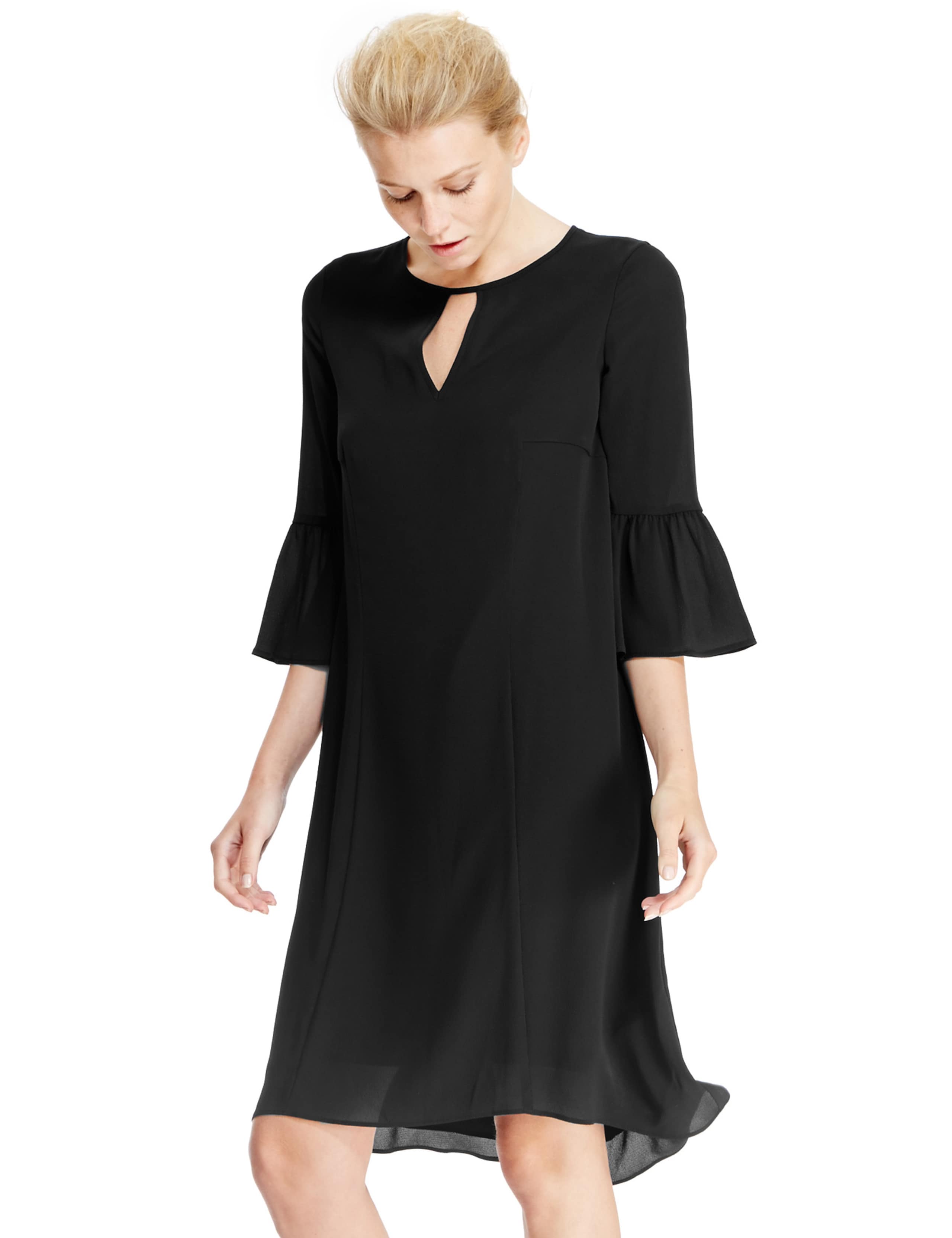 Frill Sleeve Fit & Flare Dress 1 of 4