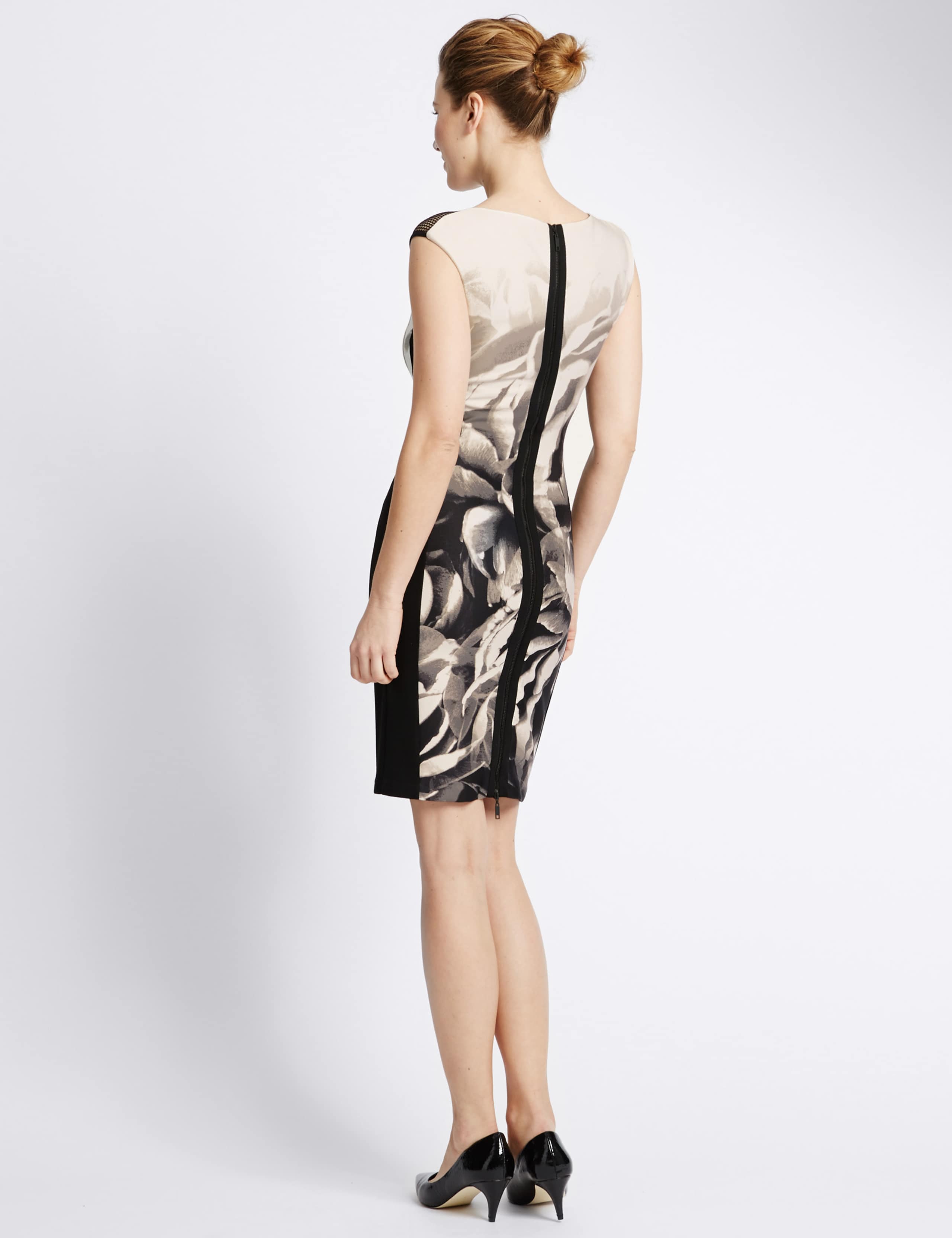 Secret Slimming™ Floral Scuba Bodycon Dress 3 of 3