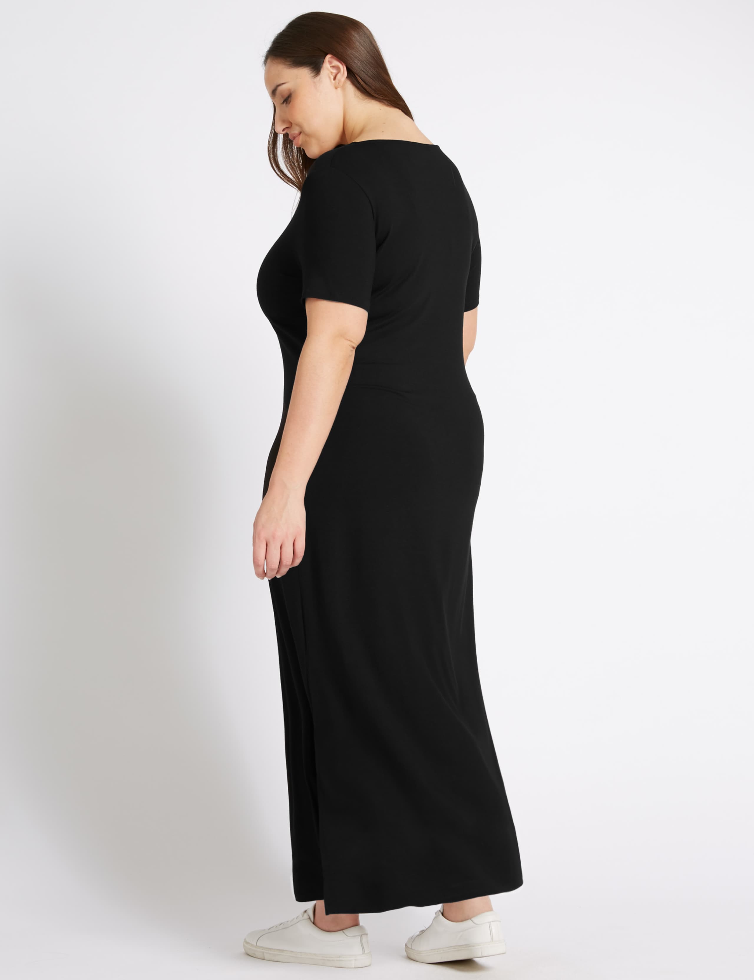 PLUS Short Sleeve Maxi Dress 3 of 3