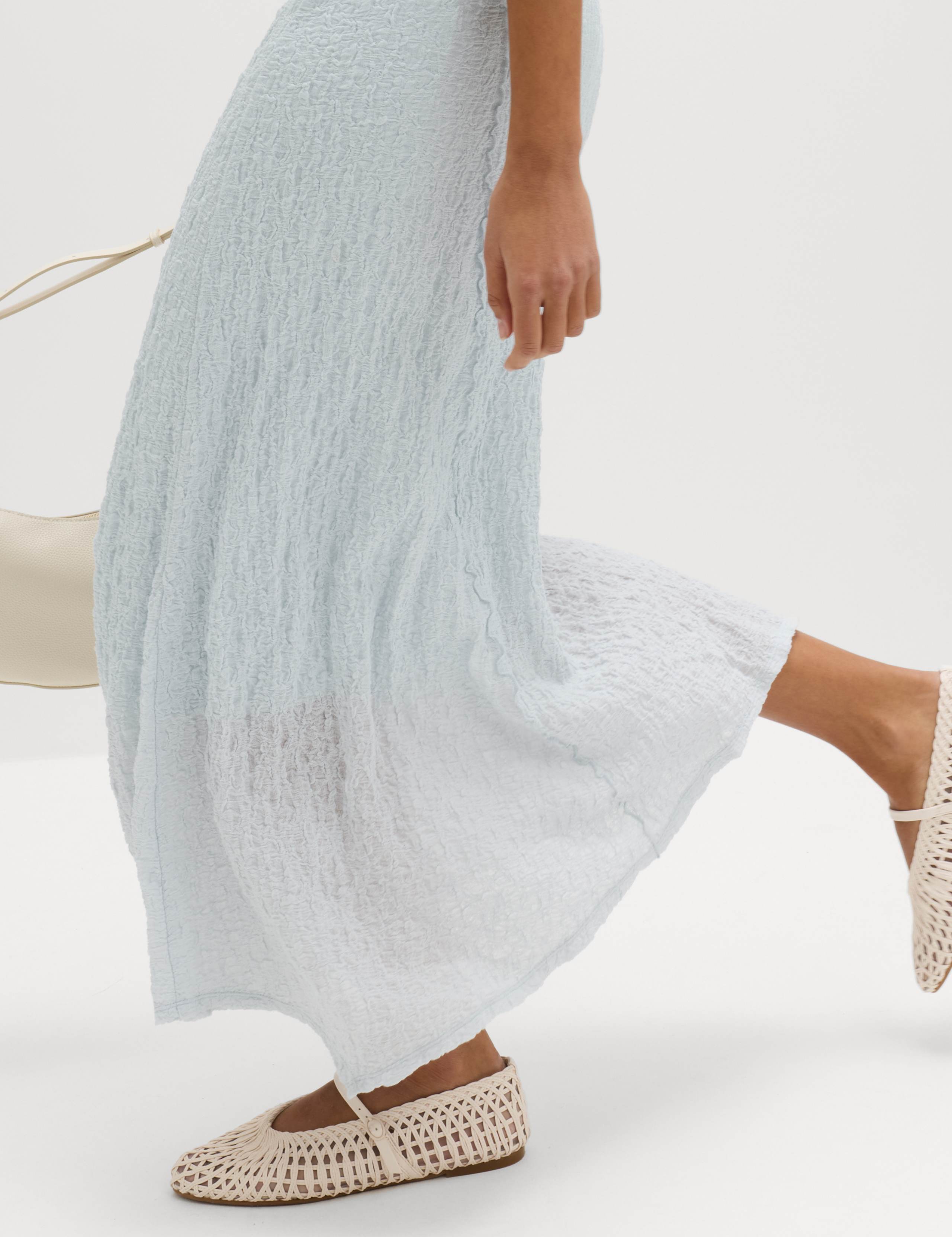 Cotton Rich Textured Midaxi Column Dress 4 of 7