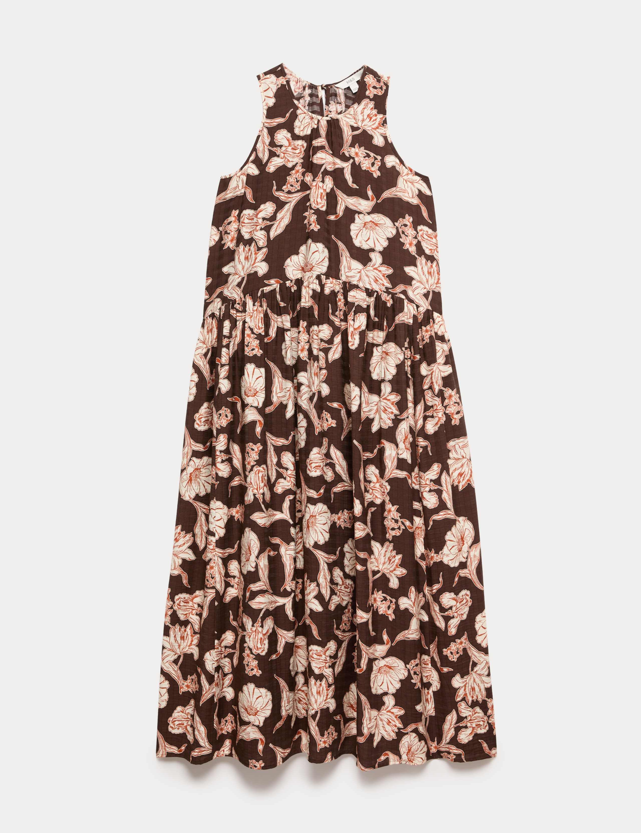 Floral Relaxed Maxi Waisted Dress 2 of 7