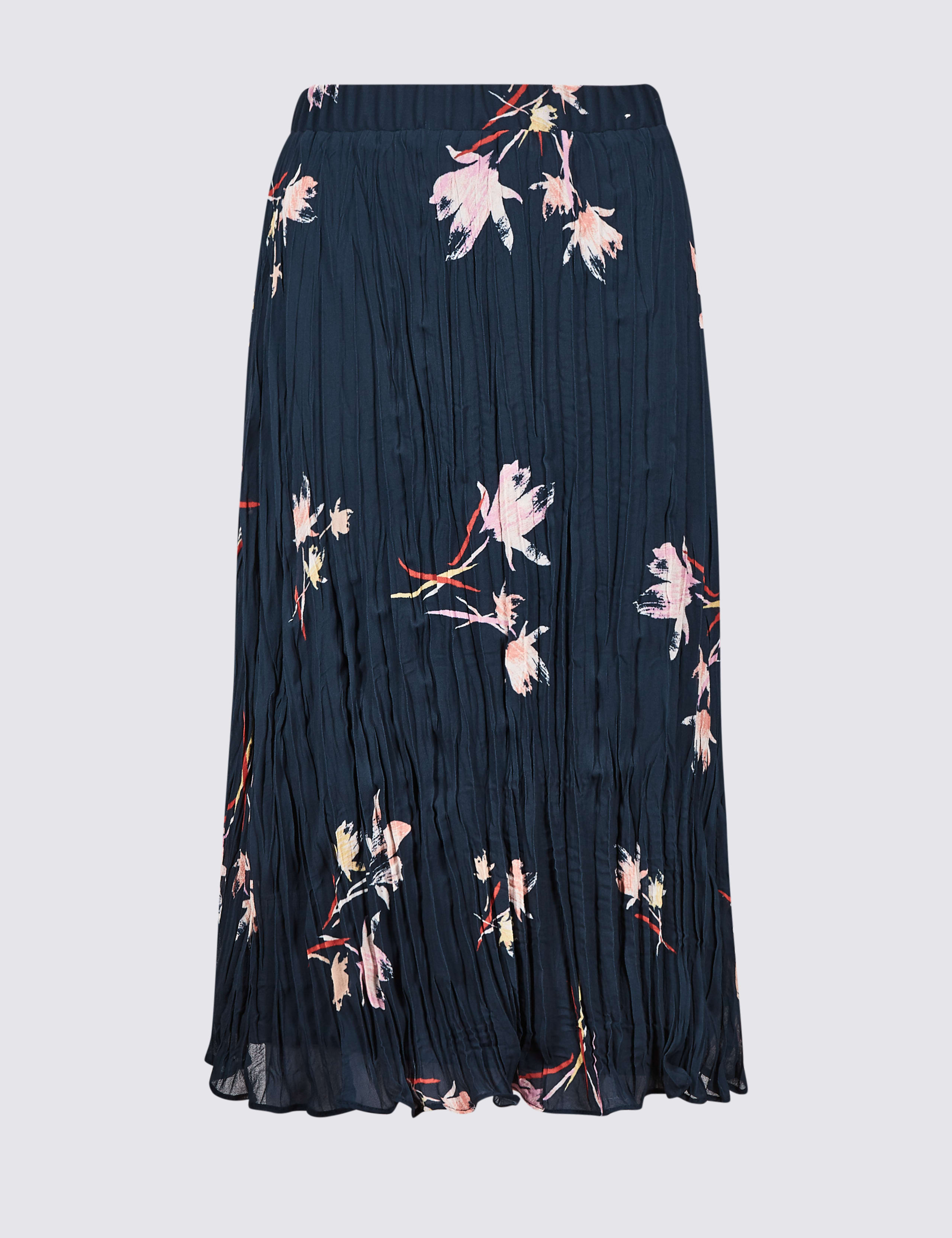 Floral Print Midi Skirt 2 of 5