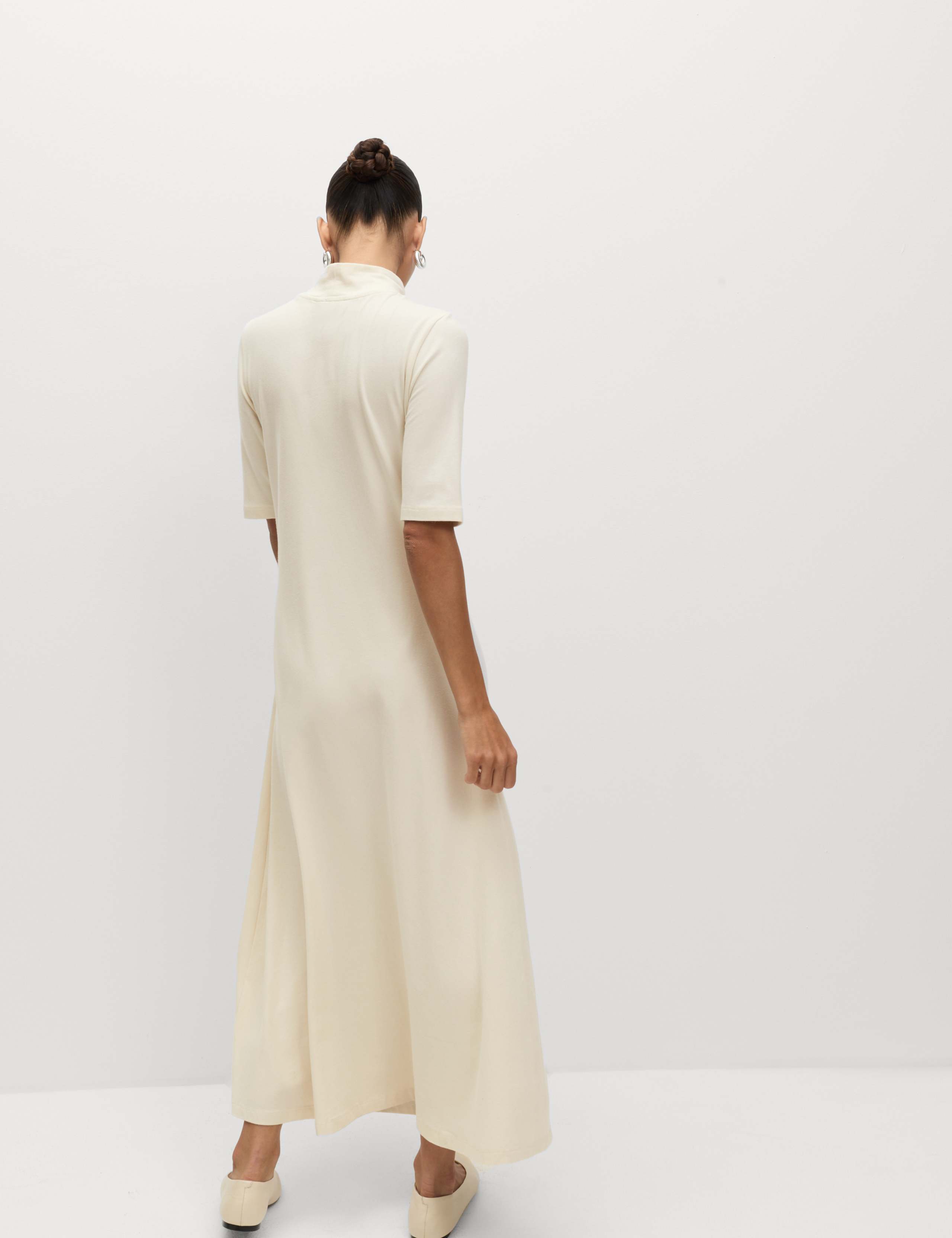 Cotton Rich Midaxi Column Dress 4 of 5