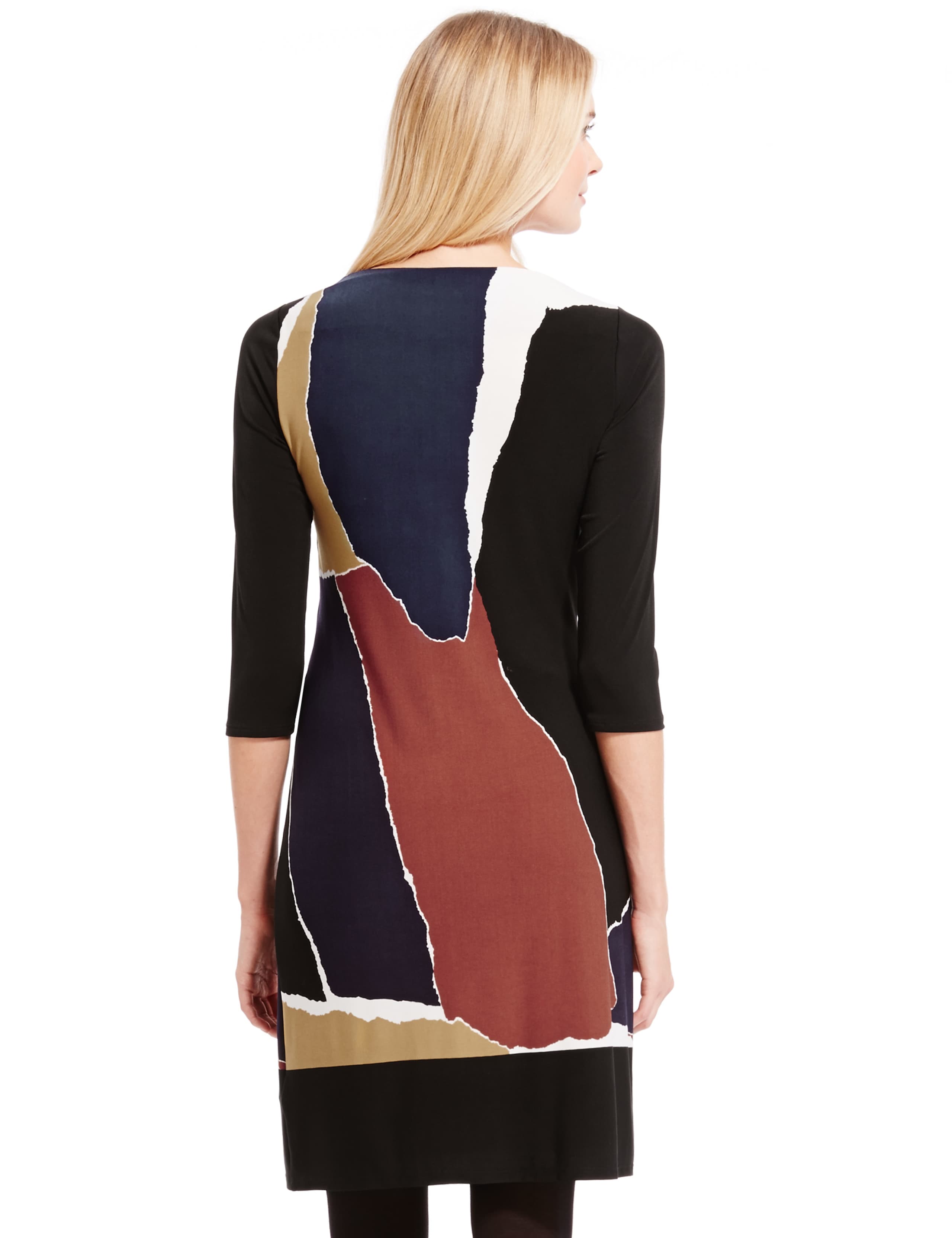 Torn Paper Print Tunic Dress 4 of 4