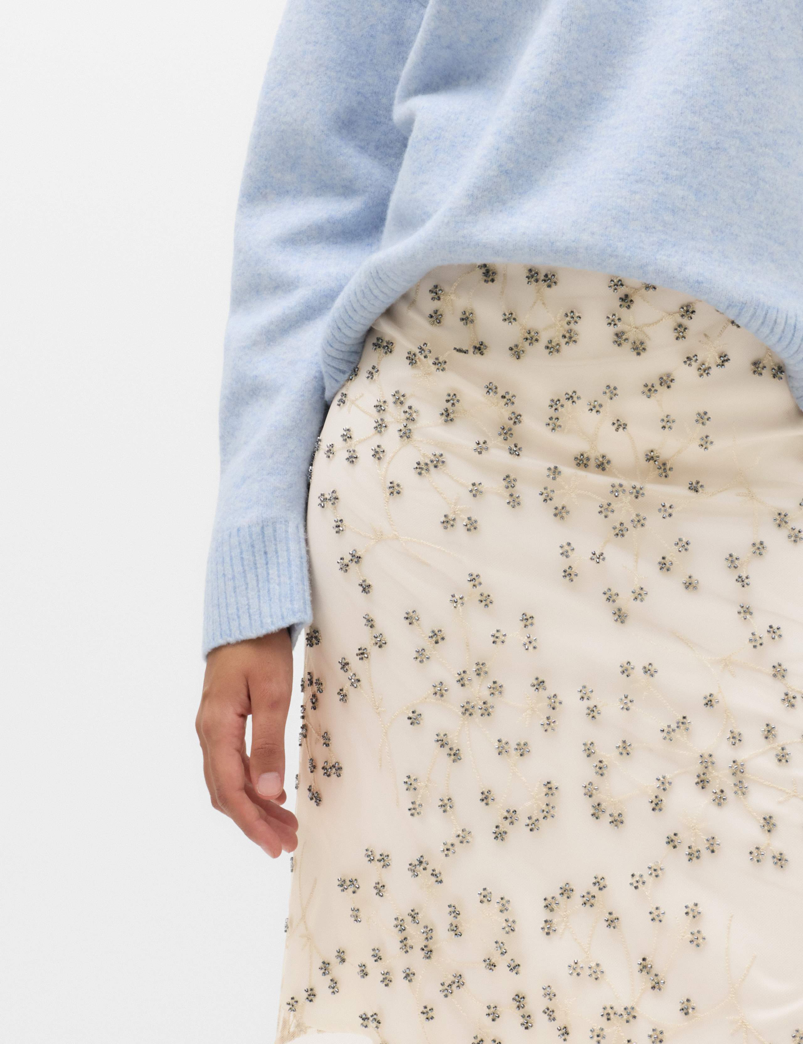 Embellished Knee Length Skirt 6 of 6