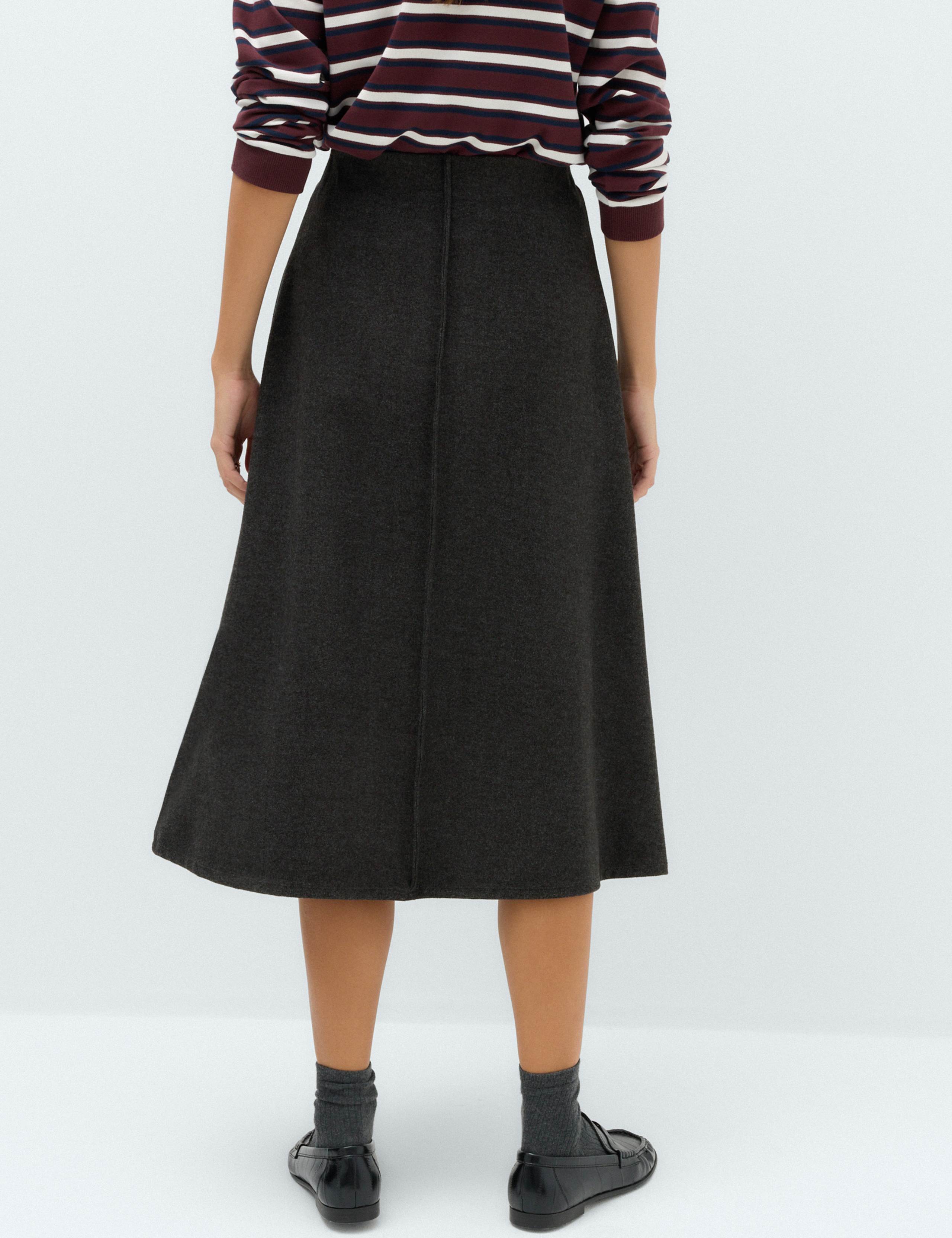 Jersey Midi Circle Skirt 5 of 6