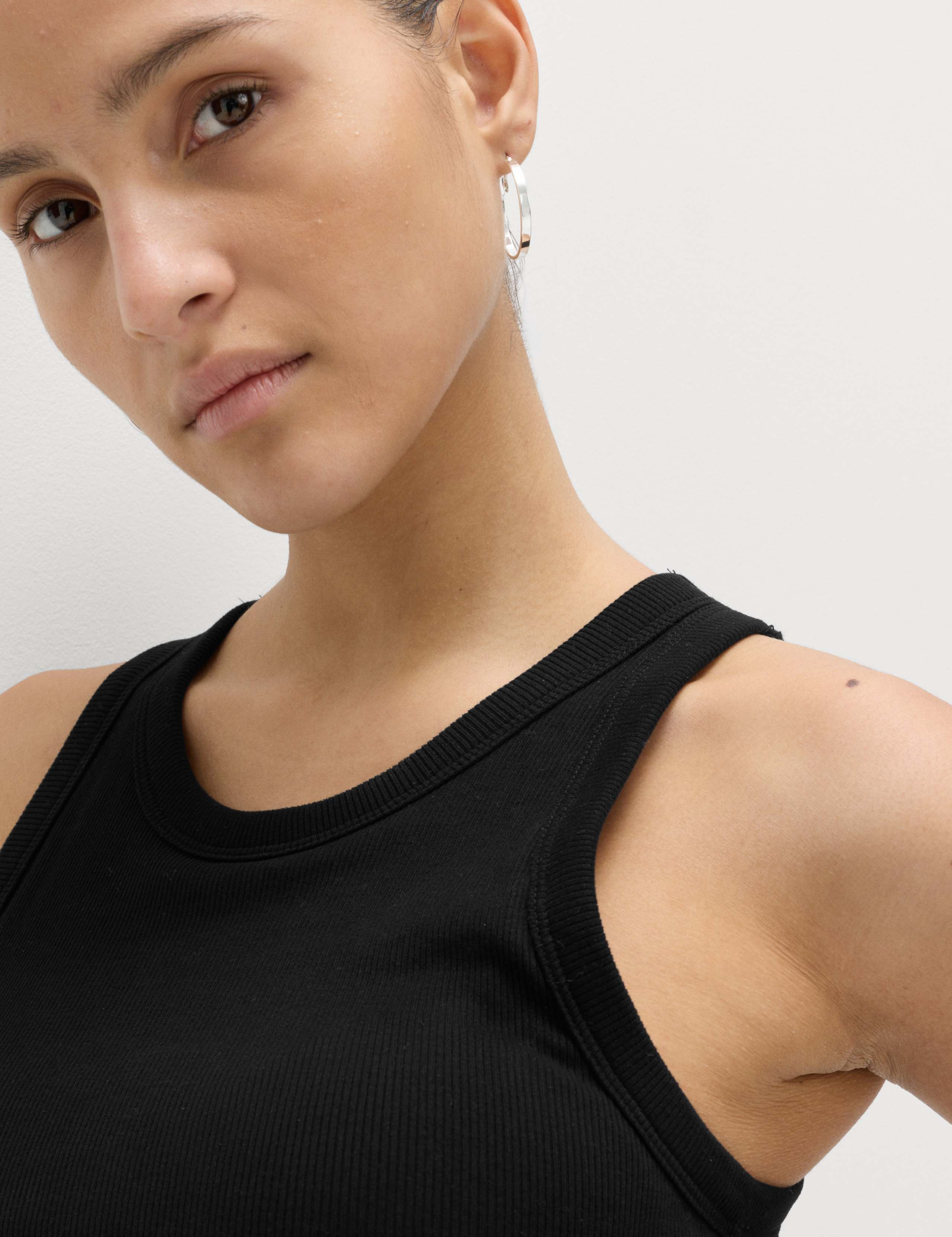 Cotton Rich Ribbed Mini Bodycon Dress 3 of 7