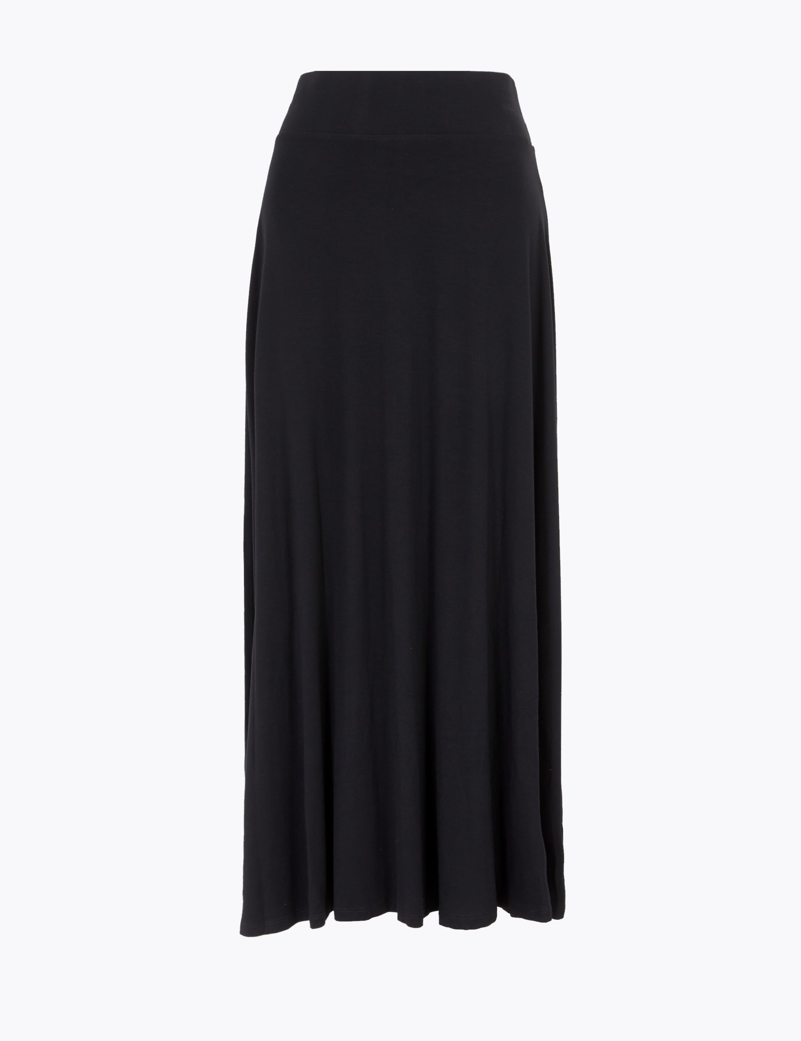 Jersey Longer Length Midi Skater Skirt 2 of 5