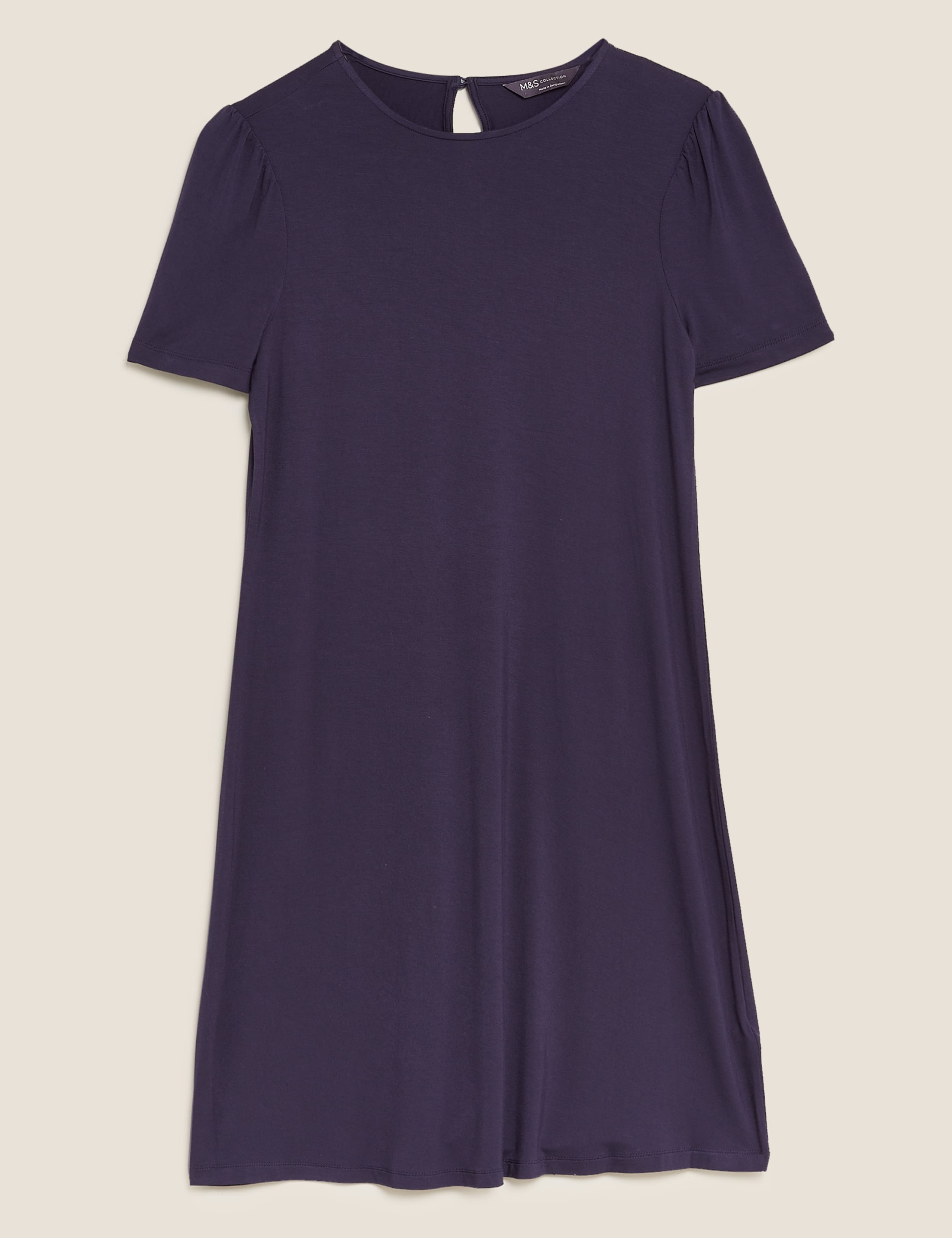 Jersey Knee Length Swing Dress 2 of 5