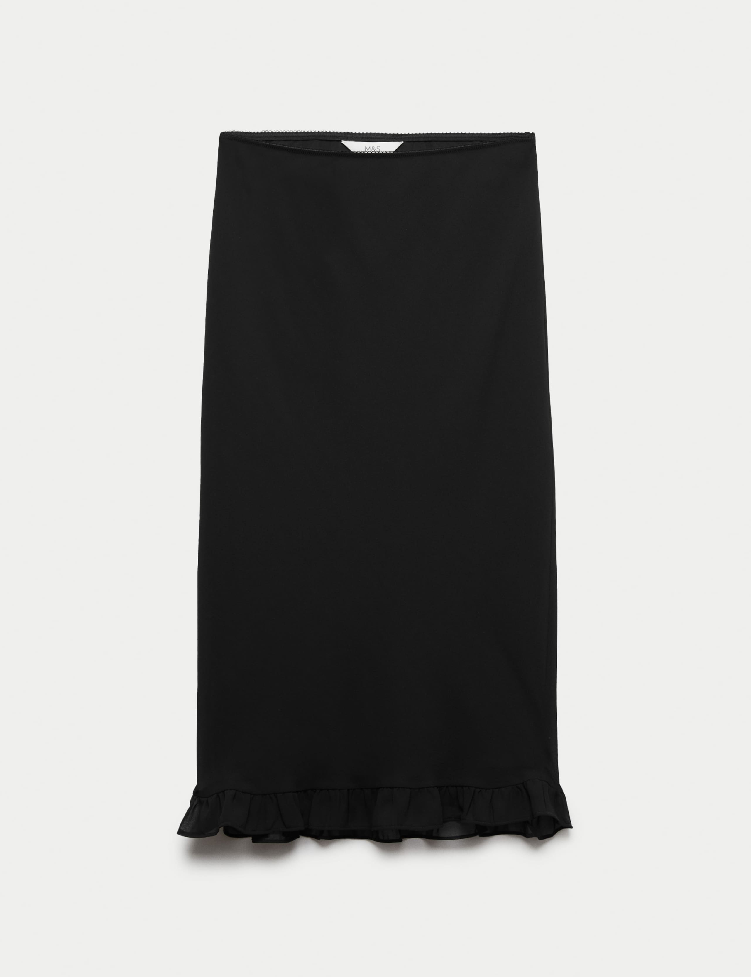 Chiffon Knee Length Slip Skirt 2 of 5