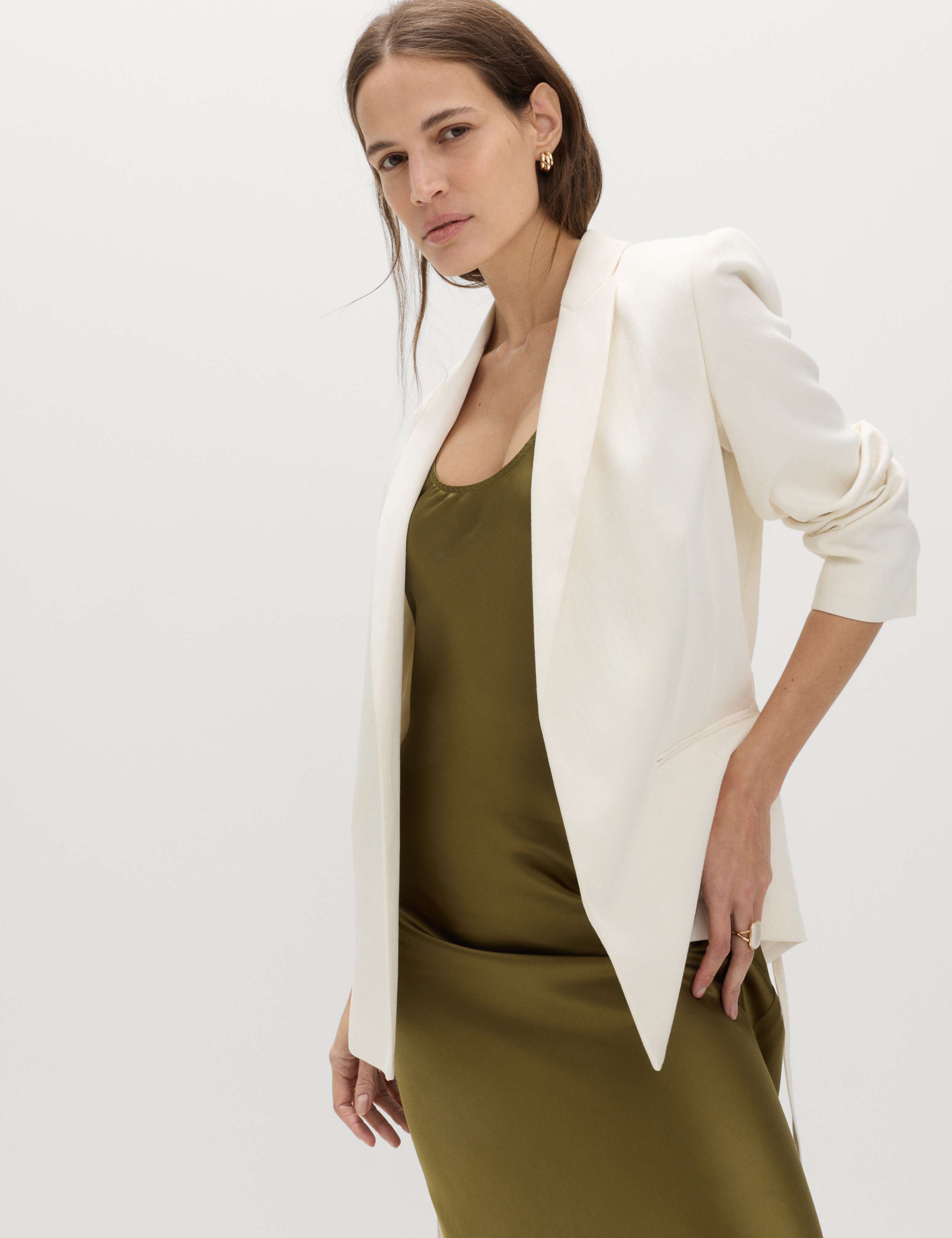 Satin Scoop Neck Midaxi Slip Dress 6 of 6