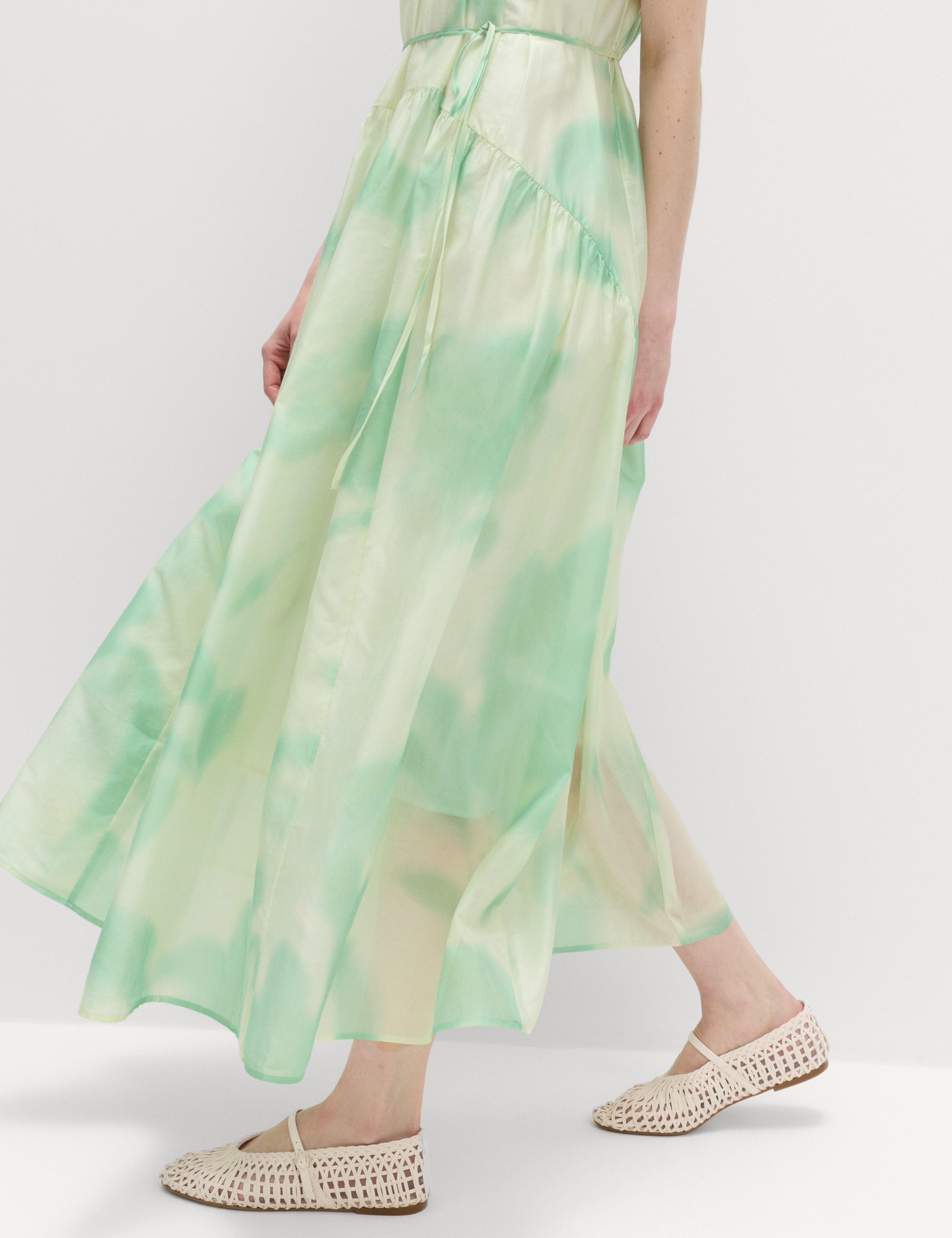 Floral Tie Detail Midi Tiered Dress 5 of 7
