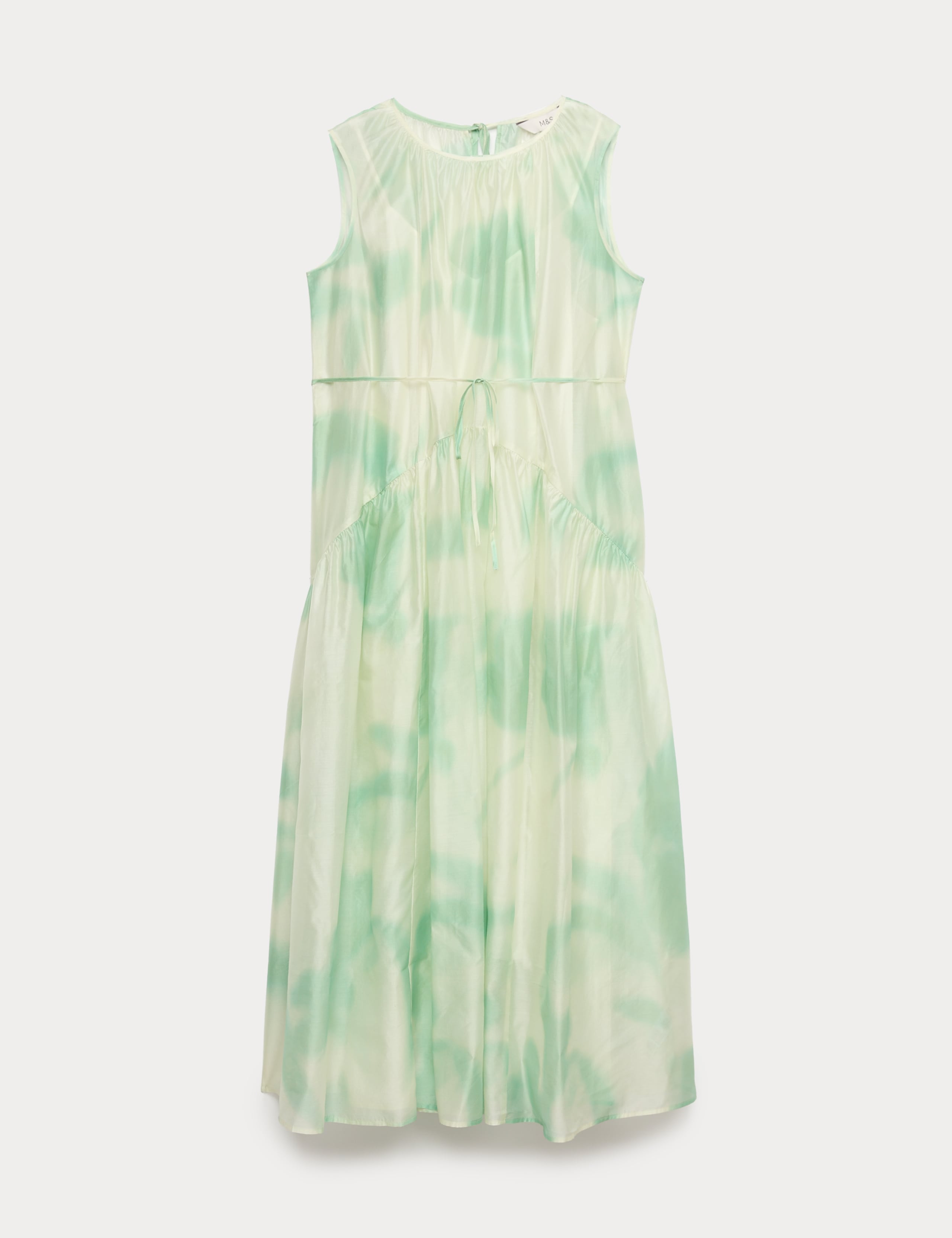 Floral Tie Detail Midi Tiered Dress 2 of 7