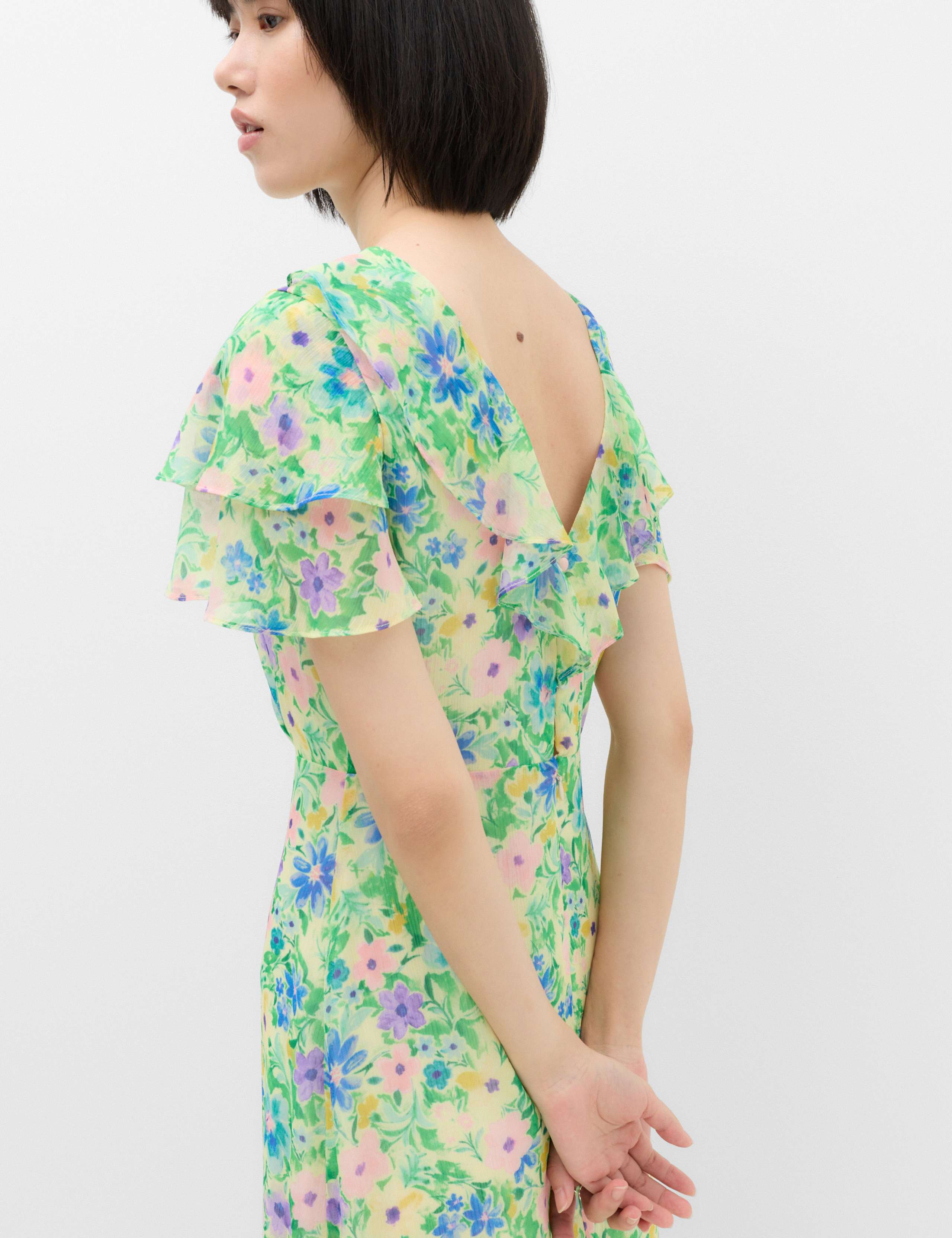 Floral Midi Tea Dress 5 of 7