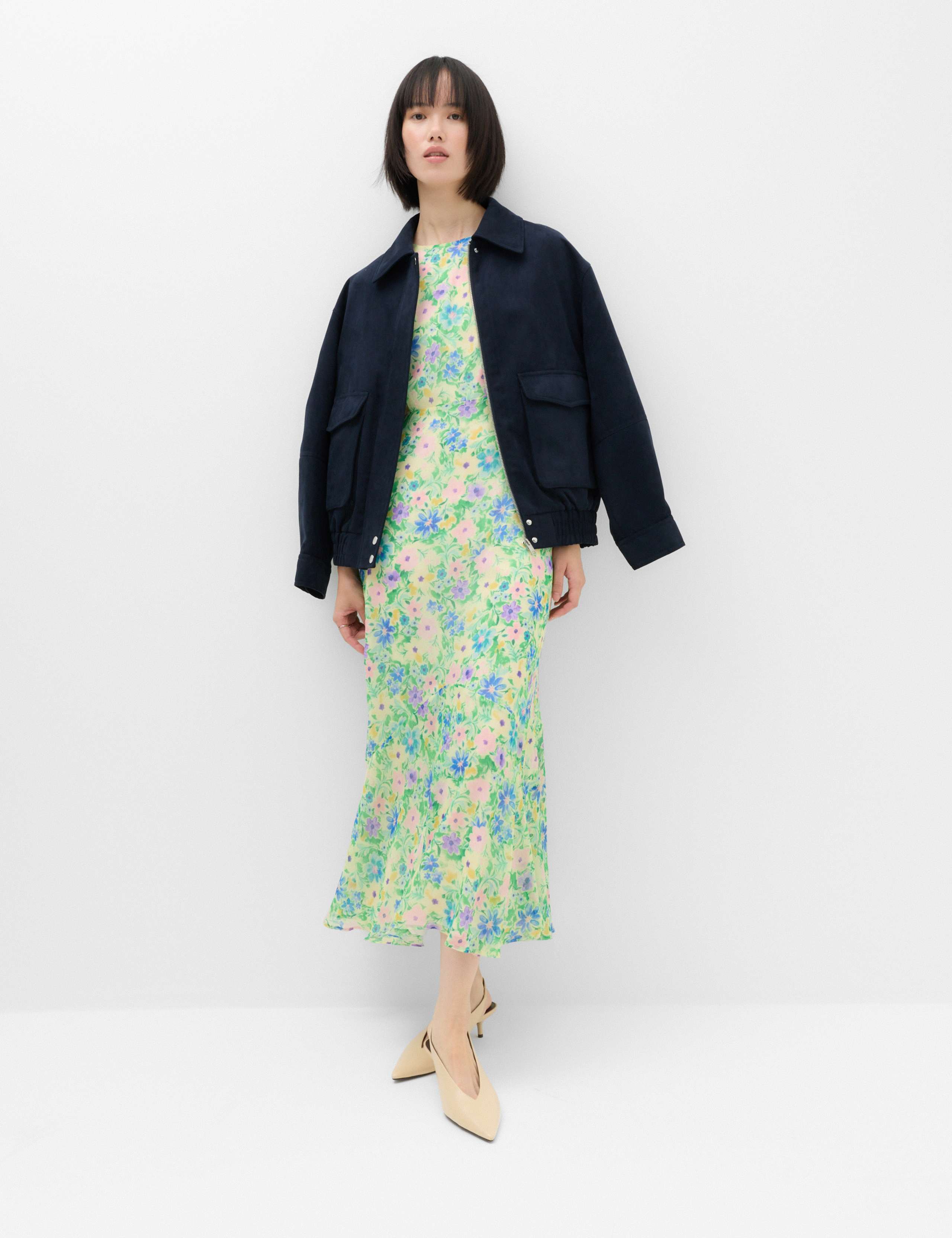 Floral Midi Tea Dress 7 of 7