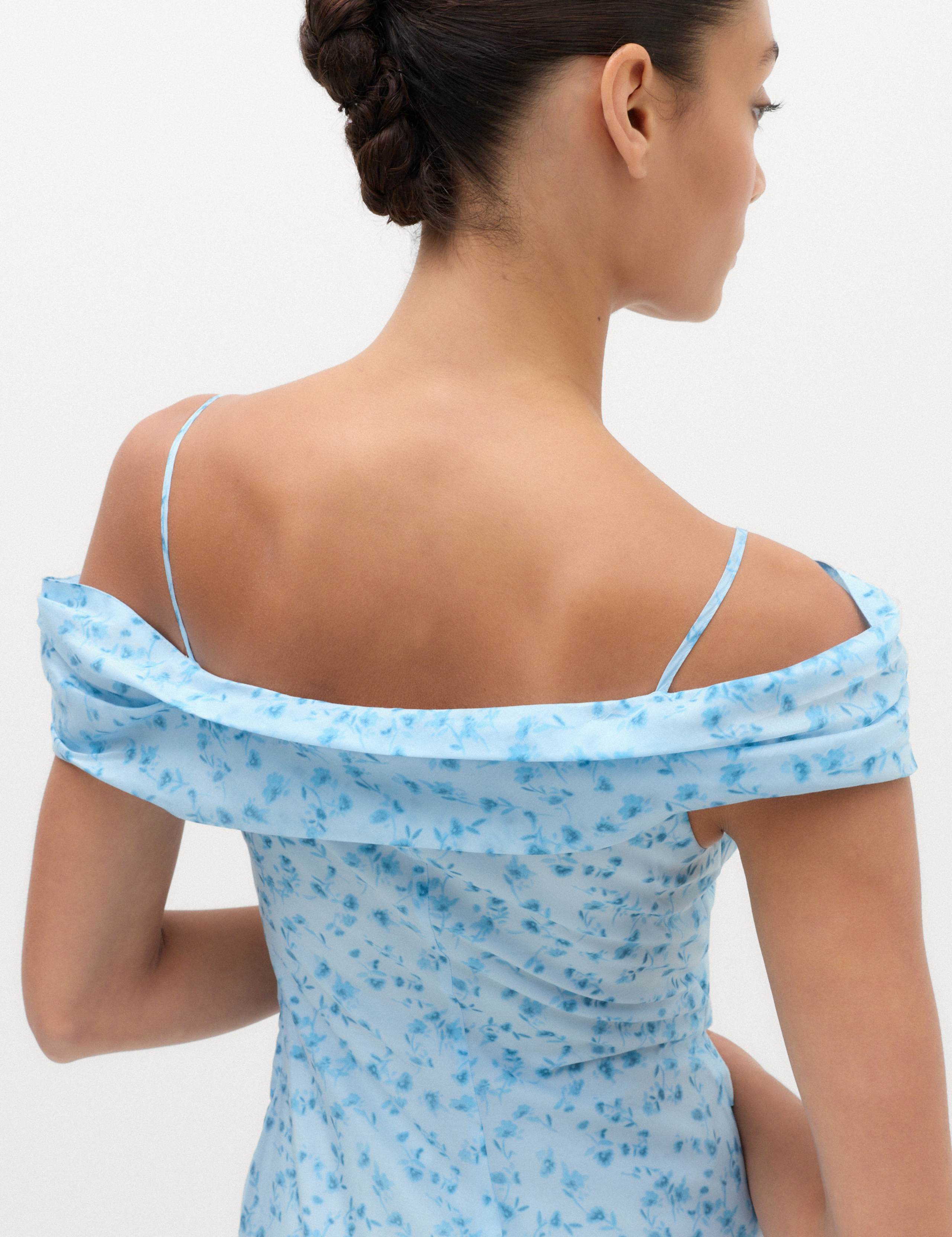 Lyocell Rich Floral Midi Dress 7 of 7