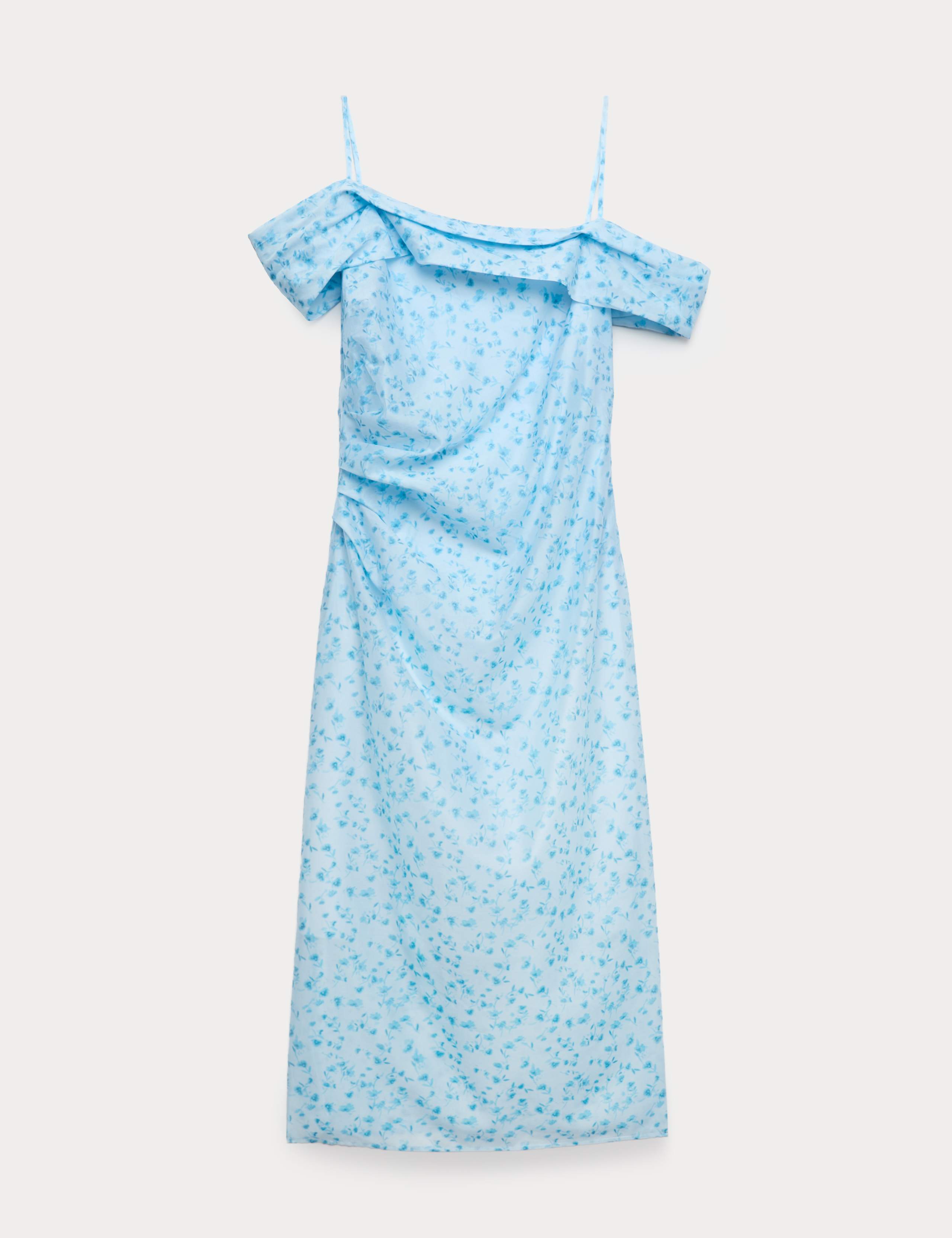 Lyocell Rich Floral Midi Dress 2 of 7