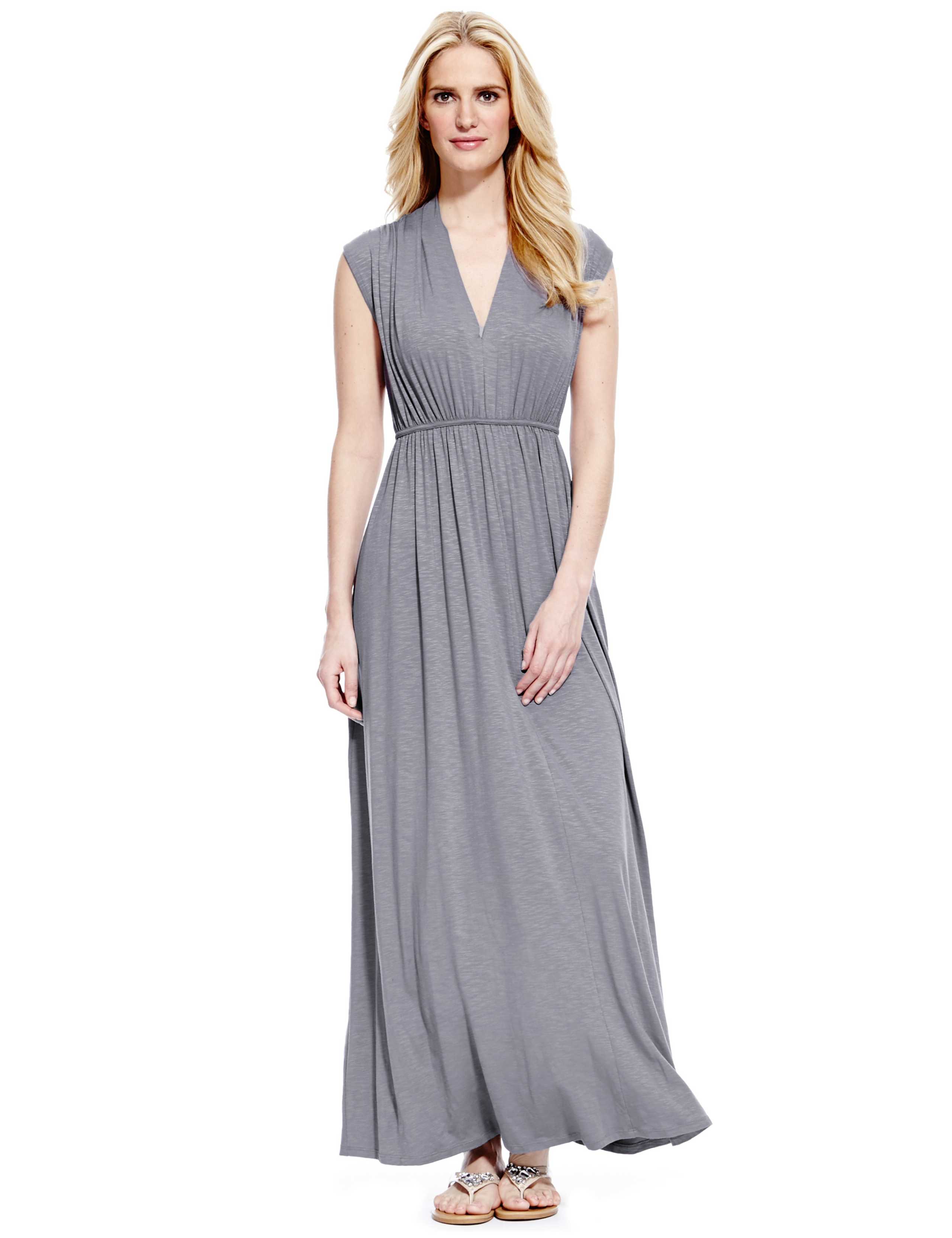 Slub Maxi Dress 1 of 5