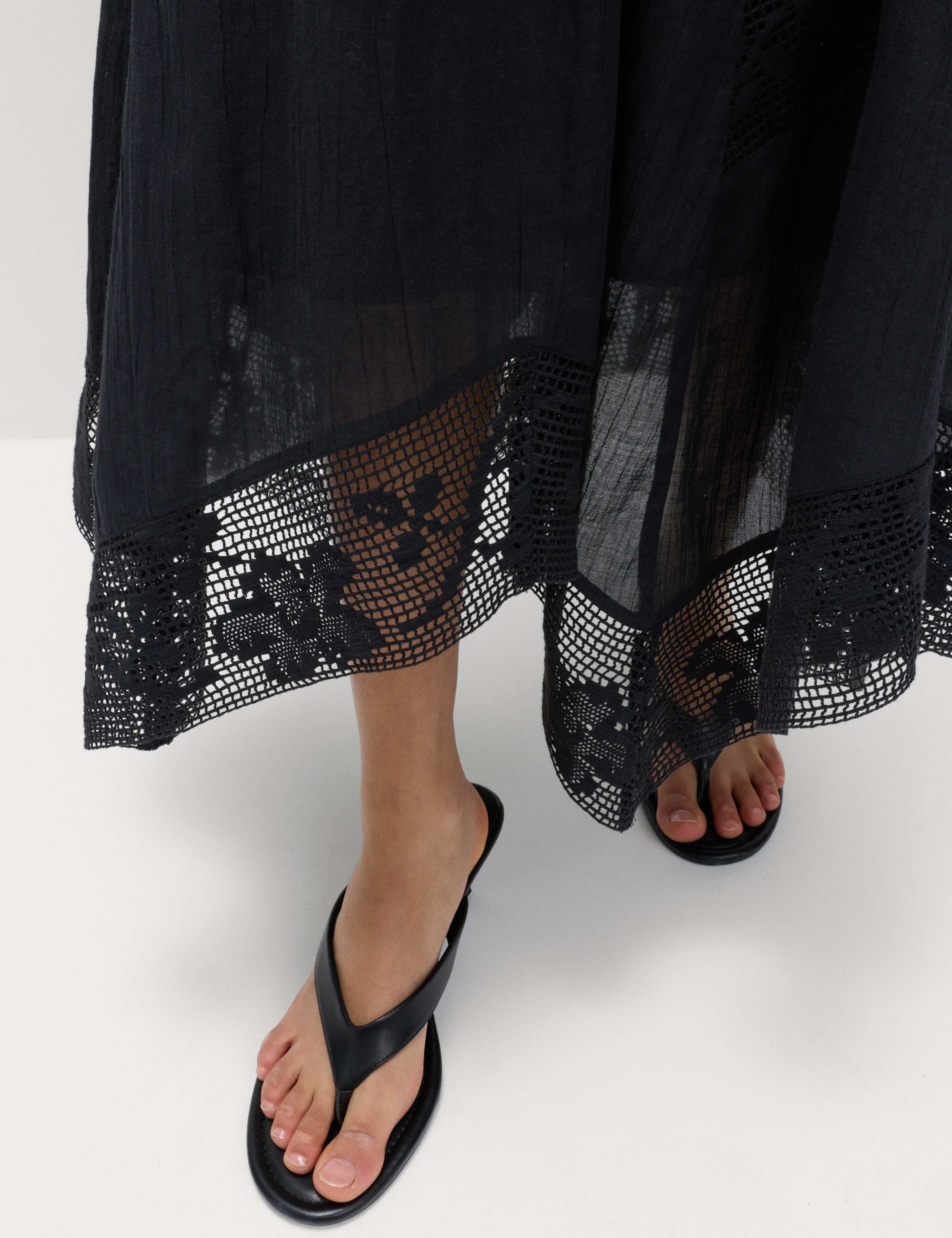 Pure Cotton Lace Maxi Circle Skirt 6 of 6