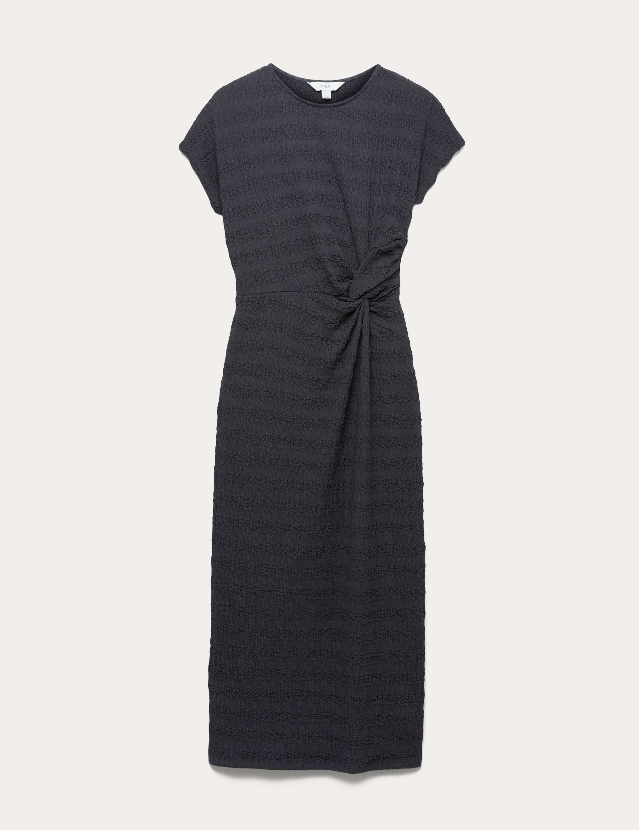 Textured Midi Column Dress 2 of 5