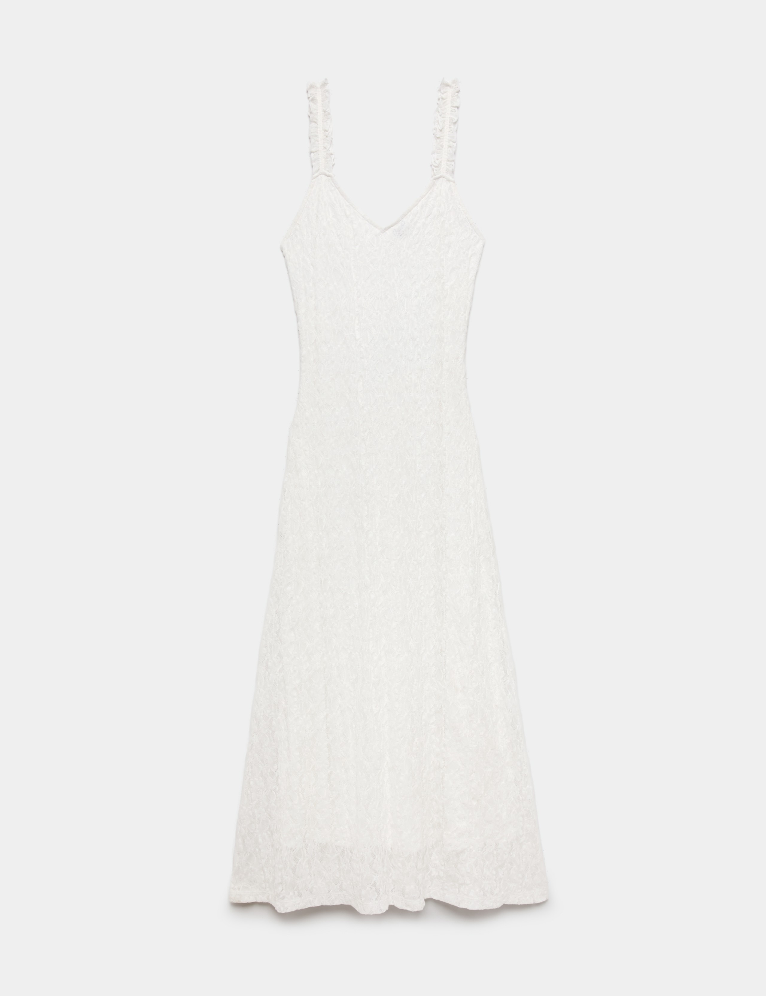 Jersey Lace Trim Midi Bodycon Dress 2 of 6