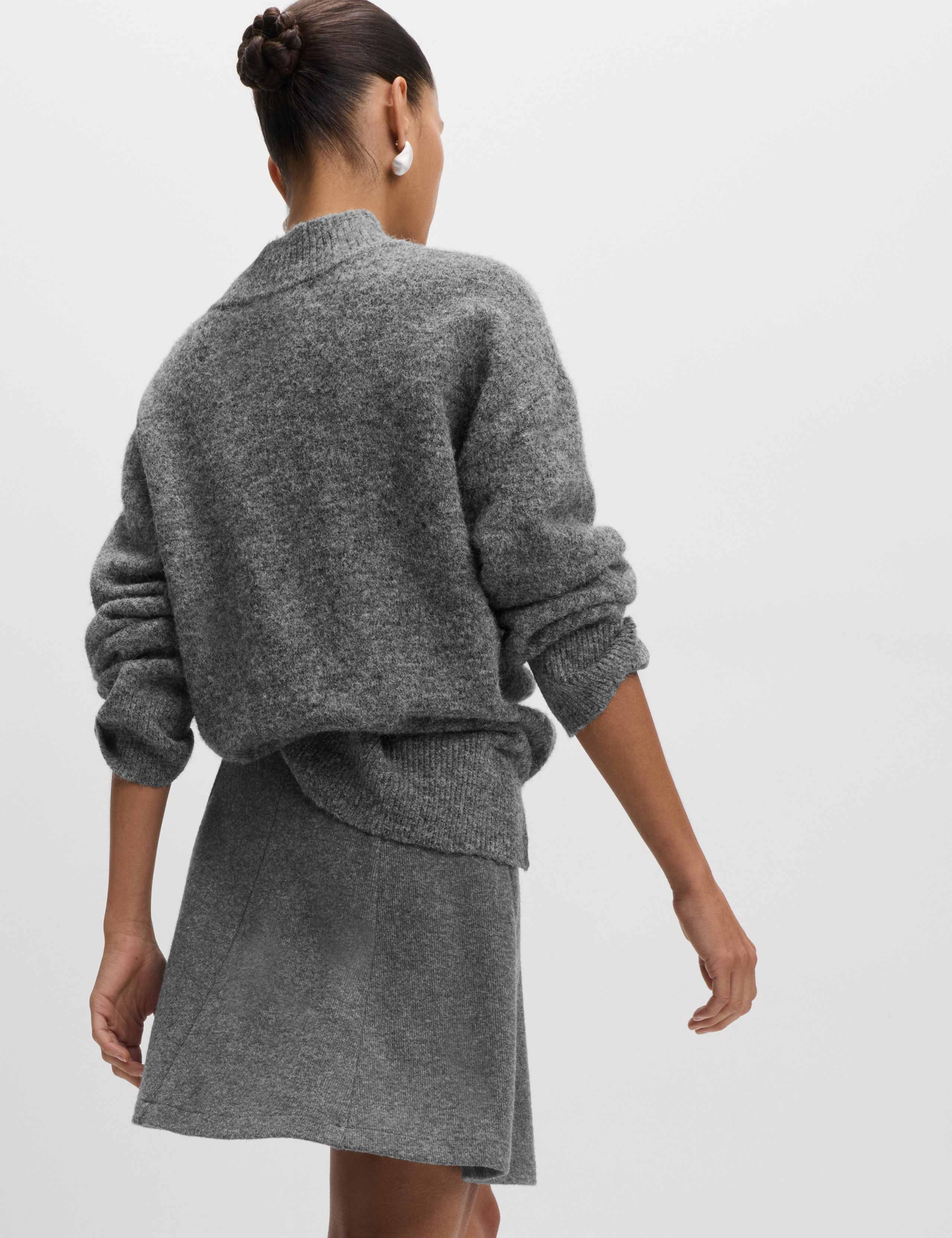 Jersey Seam Detail Mini Skirt 4 of 5