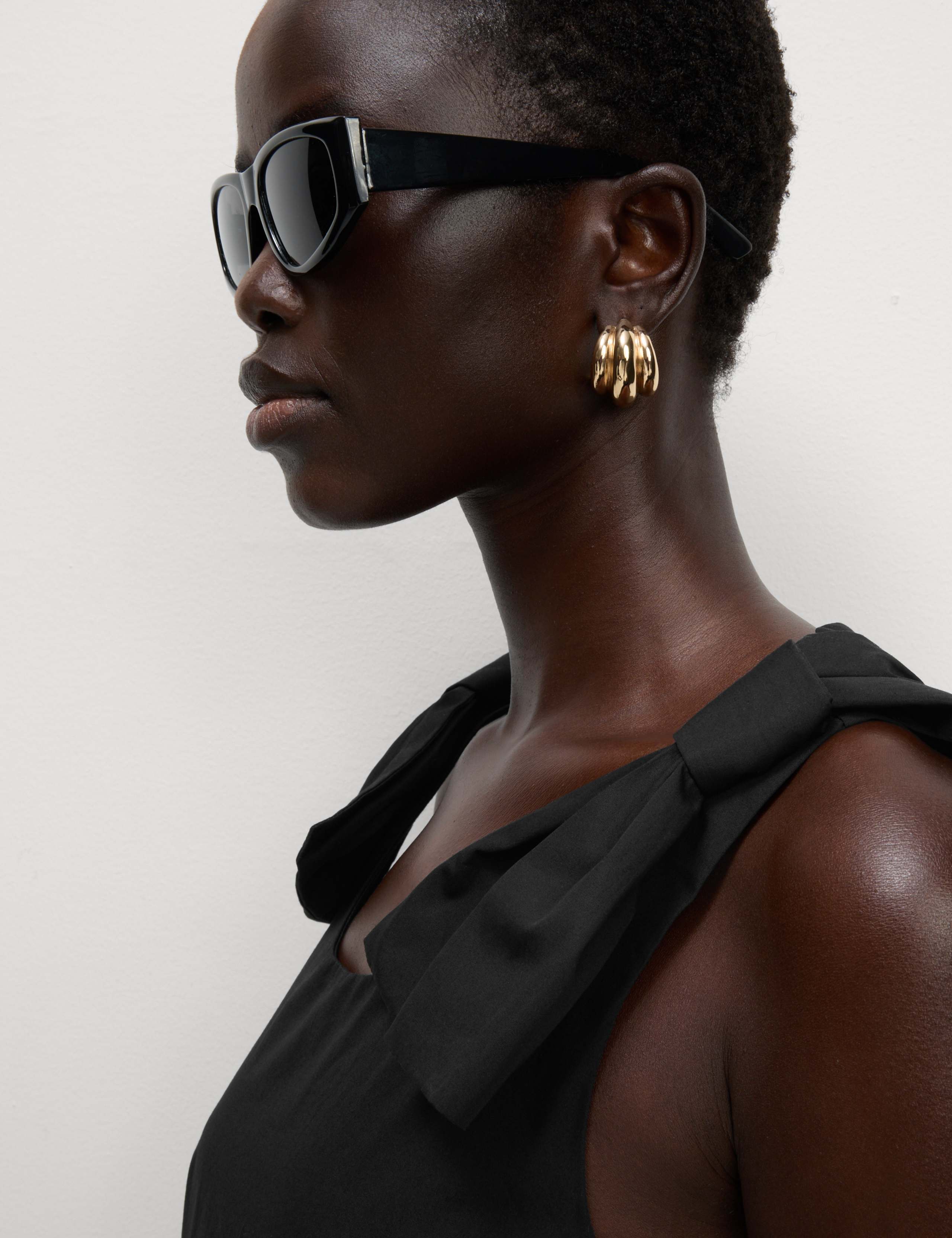 Pure Cotton Bow Detail Mini Column Dress 3 of 6