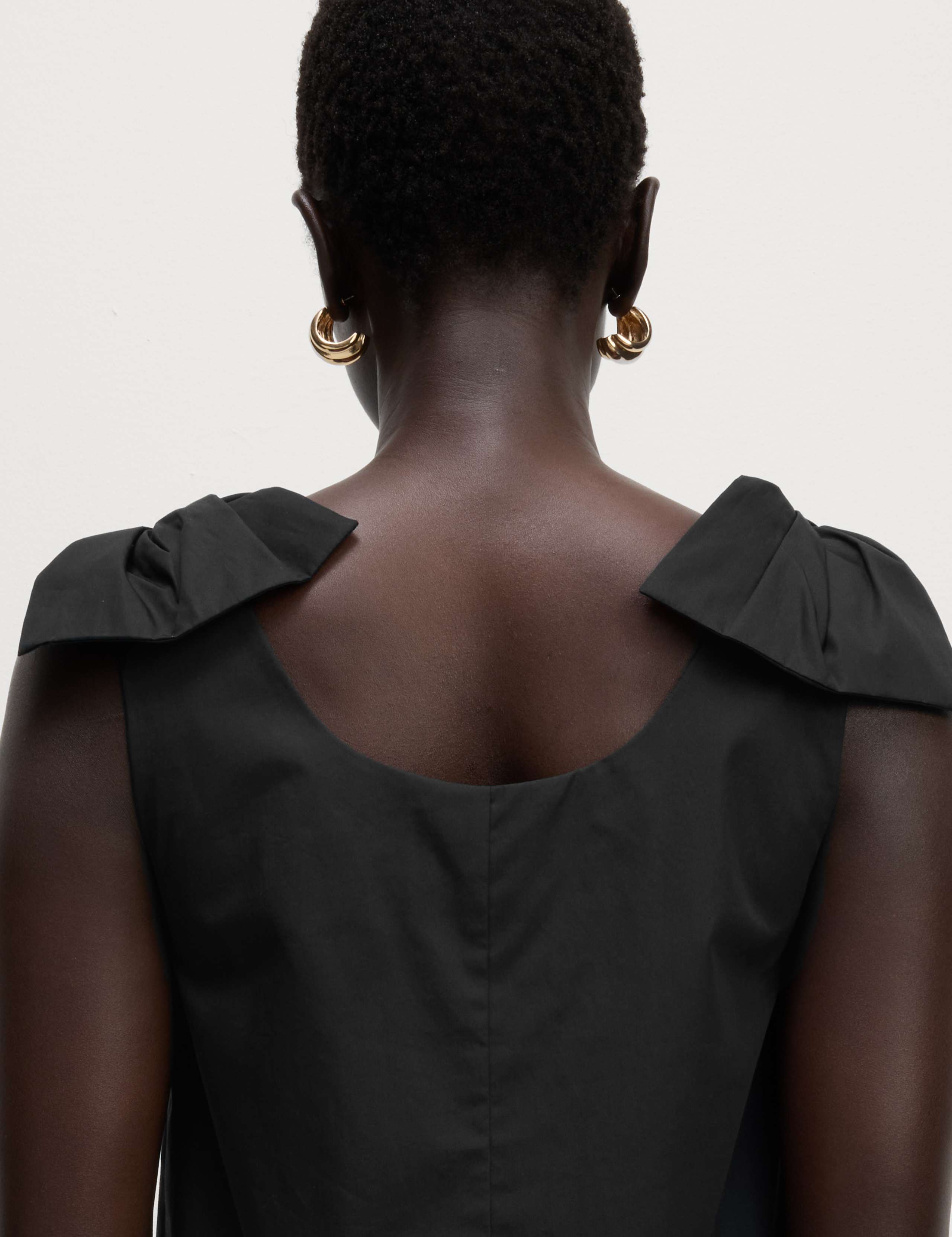 Pure Cotton Bow Detail Mini Column Dress 6 of 6