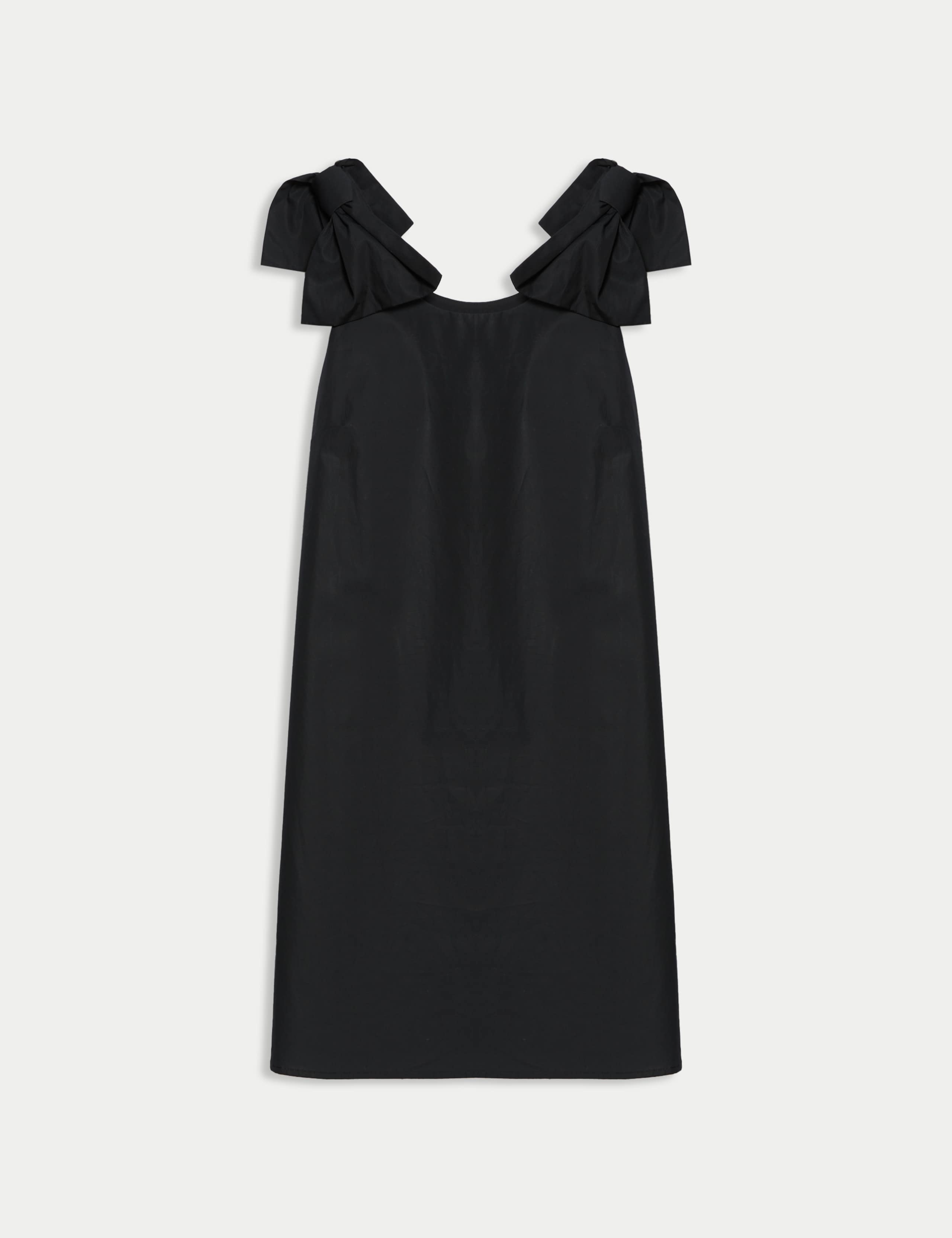 Pure Cotton Bow Detail Mini Column Dress 2 of 6