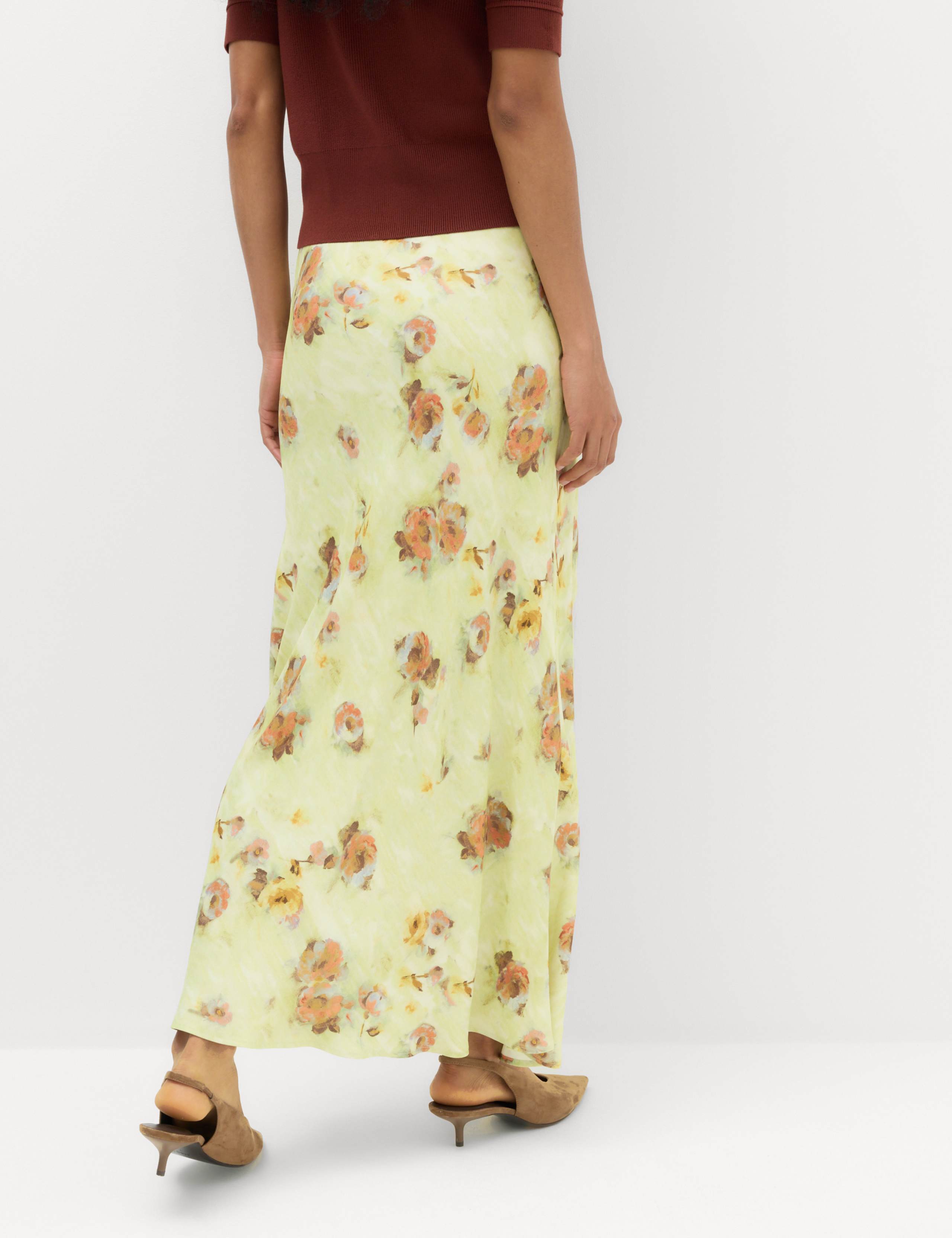 Floral Maxi A-Line Skirt 5 of 6