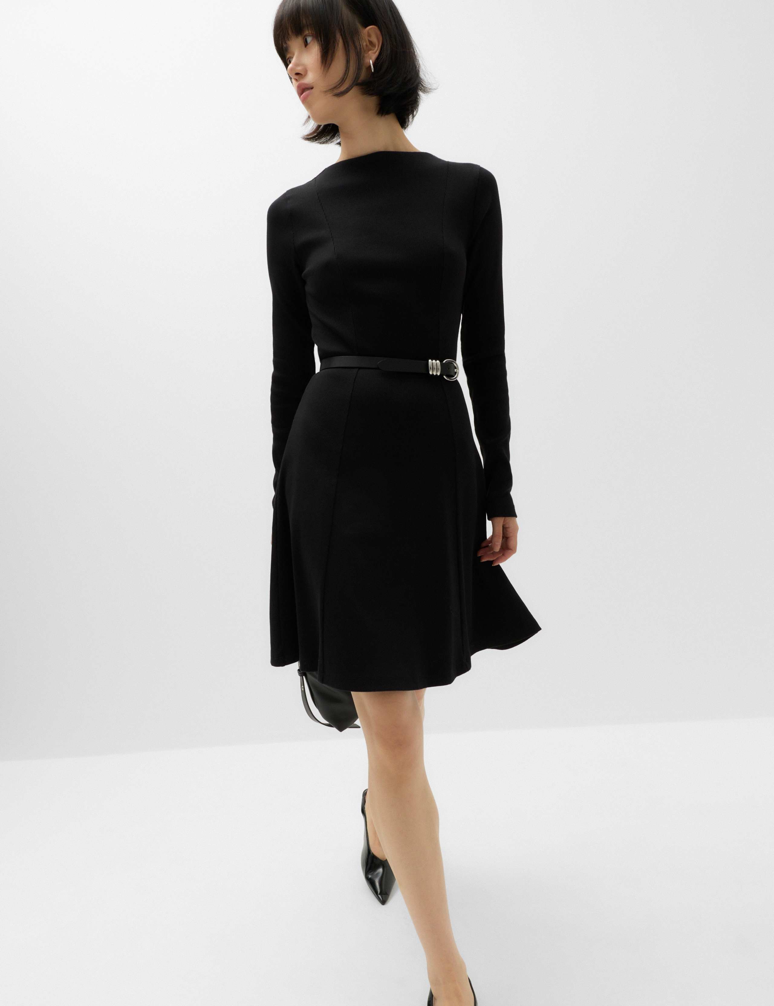 Jersey Mini Skater Dress 1 of 6