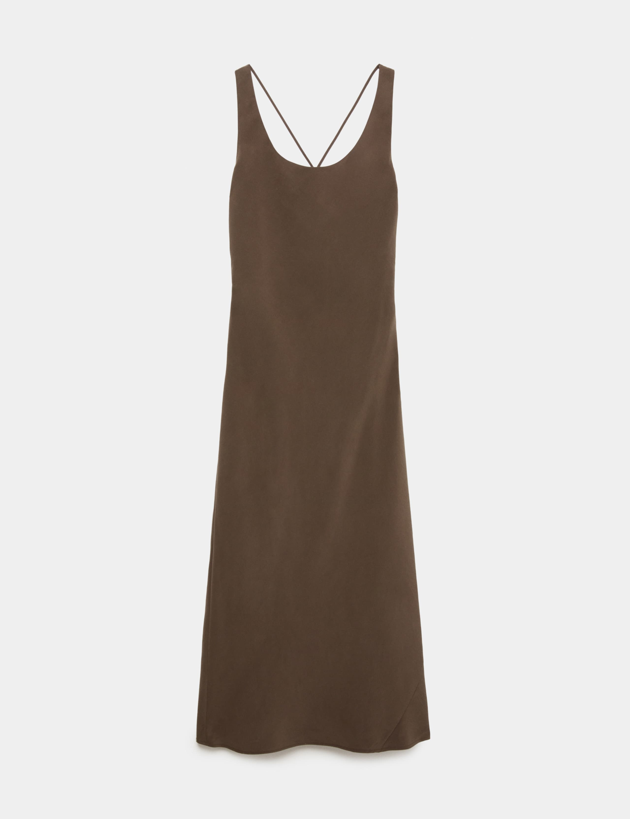 Scoop Neck Maxi Slip Dress 2 of 8